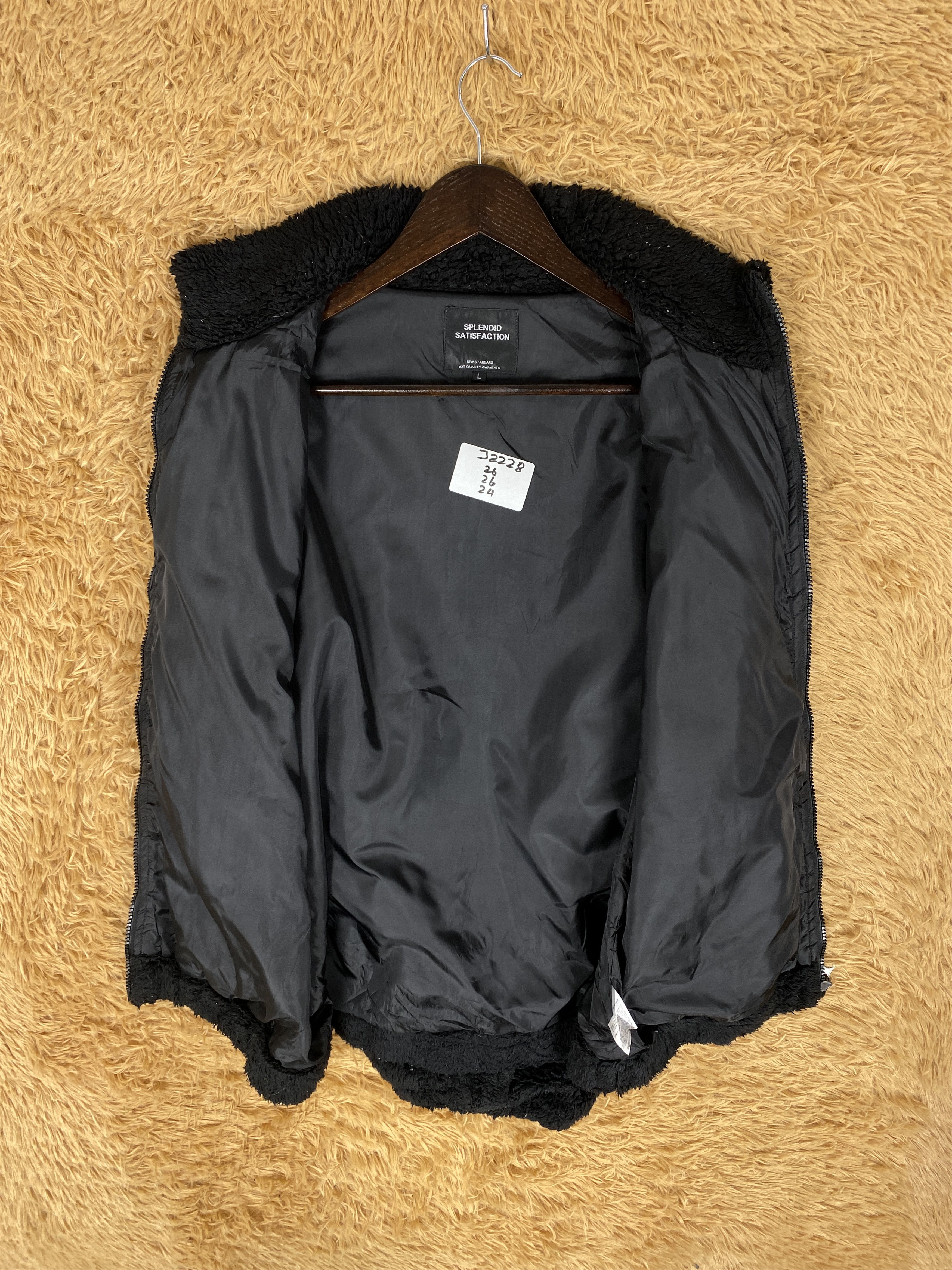 Japanese Brand Vintage Splendid Satisfaction Fleece Jacket J2228 Size US L / EU 52-54 / 3 - 7 Thumbnail