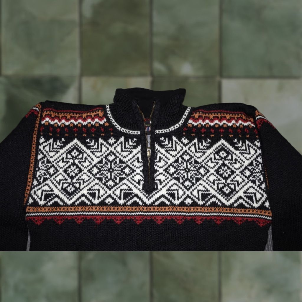 Vintage GJESTAL NORWEGIAN WOOL CREW NECK LONG SLEEVE 1/4 ZIP WINTER SWEATER MEN'S XS Size US XS / EU 42 / 0 - 1 Thumbnail