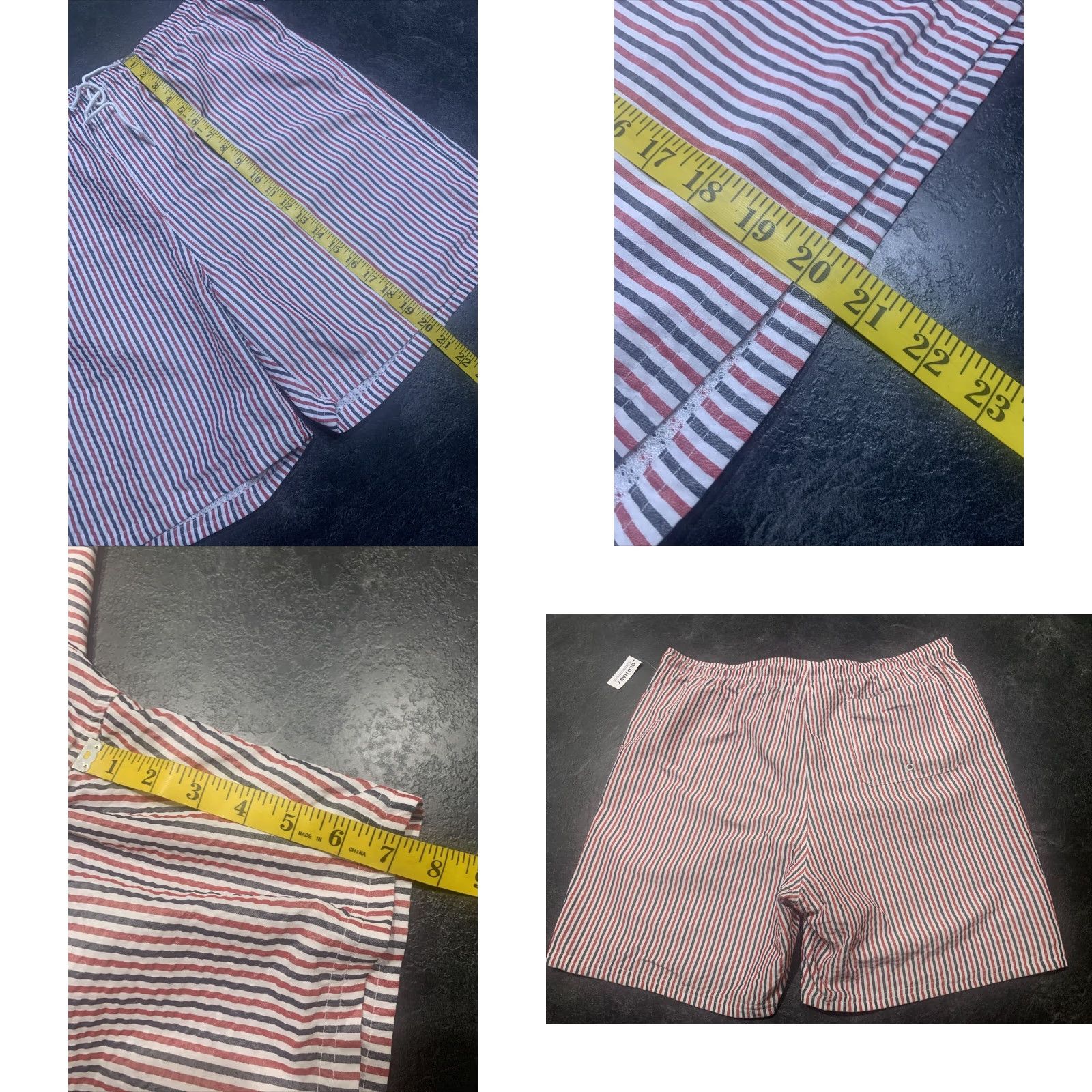 Old Navy OLD NAVY Striped Swim Trunks XL Multicolor Mens Size US 36 / EU 52 - 8 Thumbnail