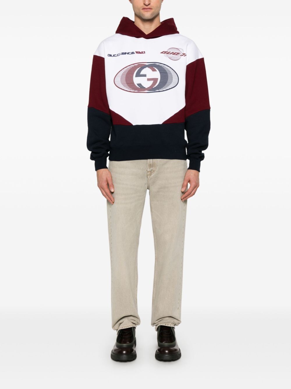 Gucci o1loc1c0925 795476 Cotton Jersey Hooded Sweatshirt Size US M / EU 48-50 / 2 - 2 Thumbnail