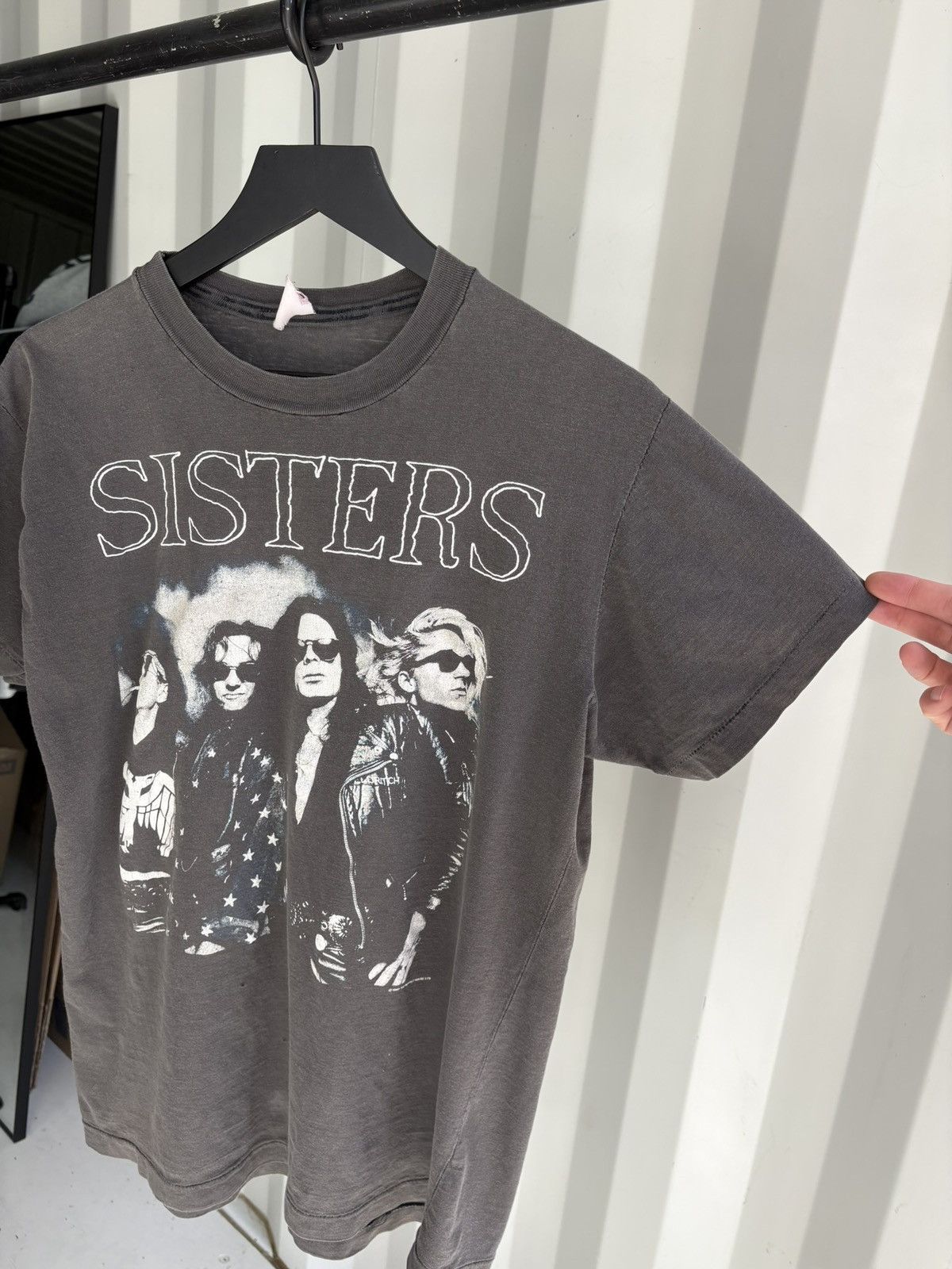 Band Tees Vintage Sisters of Mercy Shirt Faded Distressed Grunge Thin Size US L / EU 52-54 / 3 - 2 Thumbnail