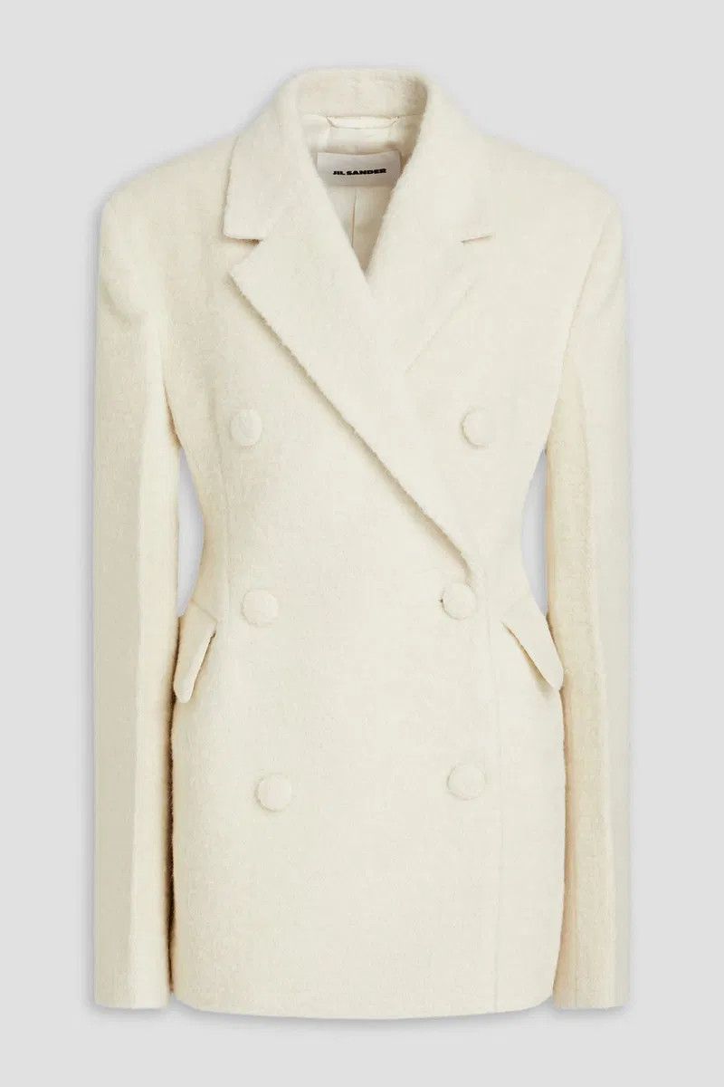 Jil Sander o1y0925 Coat in Ivory Size M / US 6-8 / IT 42-44 - 1 Thumbnail