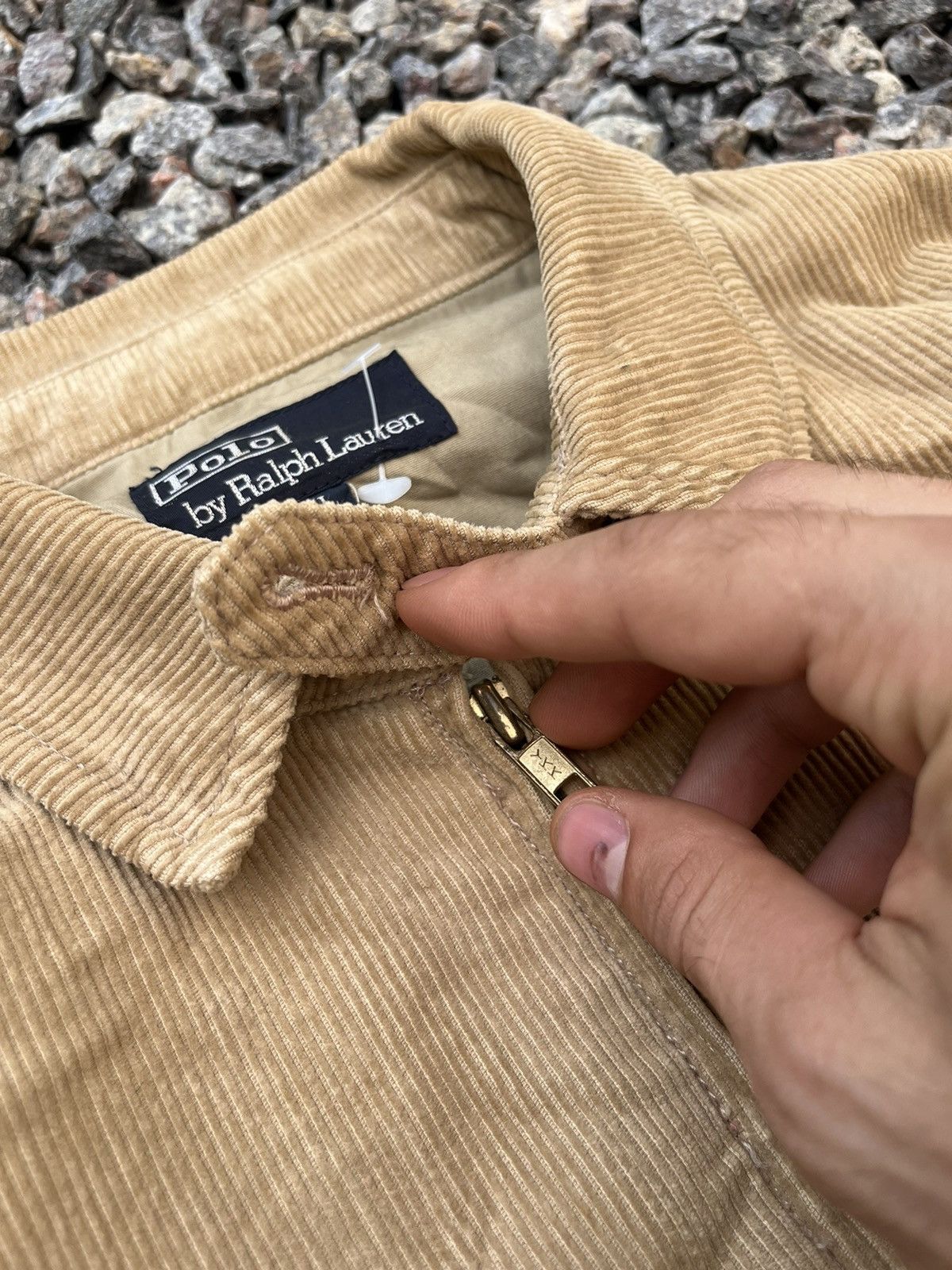 Polo Ralph Lauren × Vintage 90s Polo Ralph Lauren Corduroy Jacket Bomber RARE Size US M / EU 48-50 / 2 - 3 Thumbnail