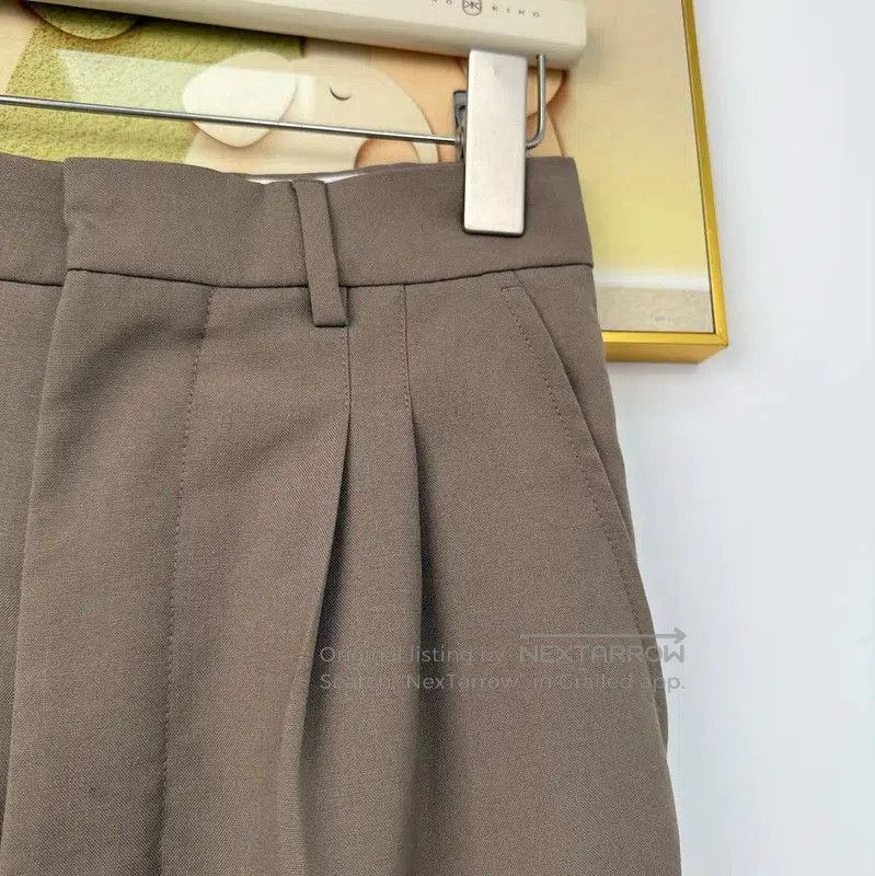 AMI AMI S Size Brown Wool Women’s Casual Trousers . Size 23" - 5 Thumbnail