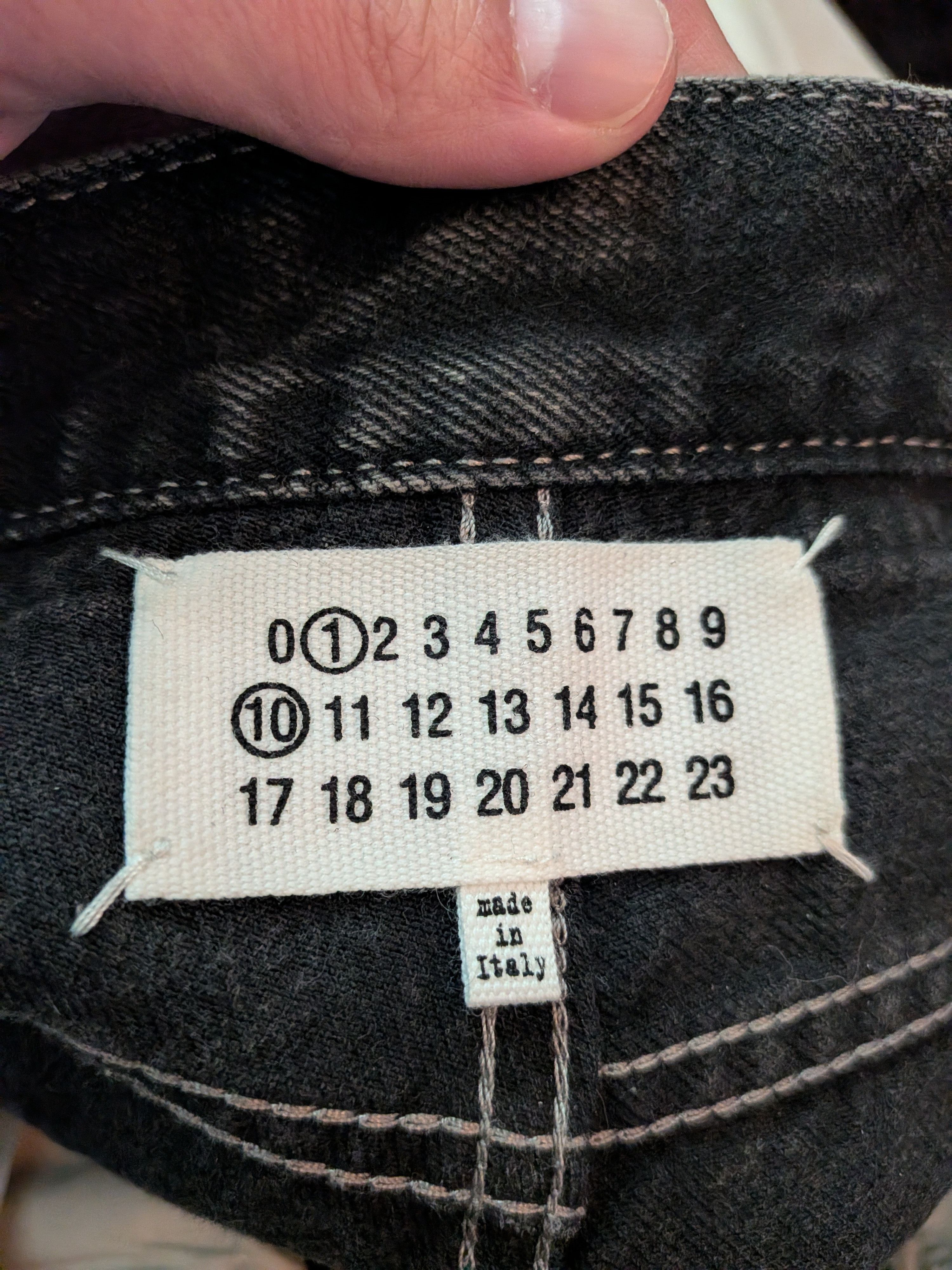 Maison Margiela Maison Margiela Painted Straight Jeans Black Washed Size US 32 / EU 48 - 6 Thumbnail