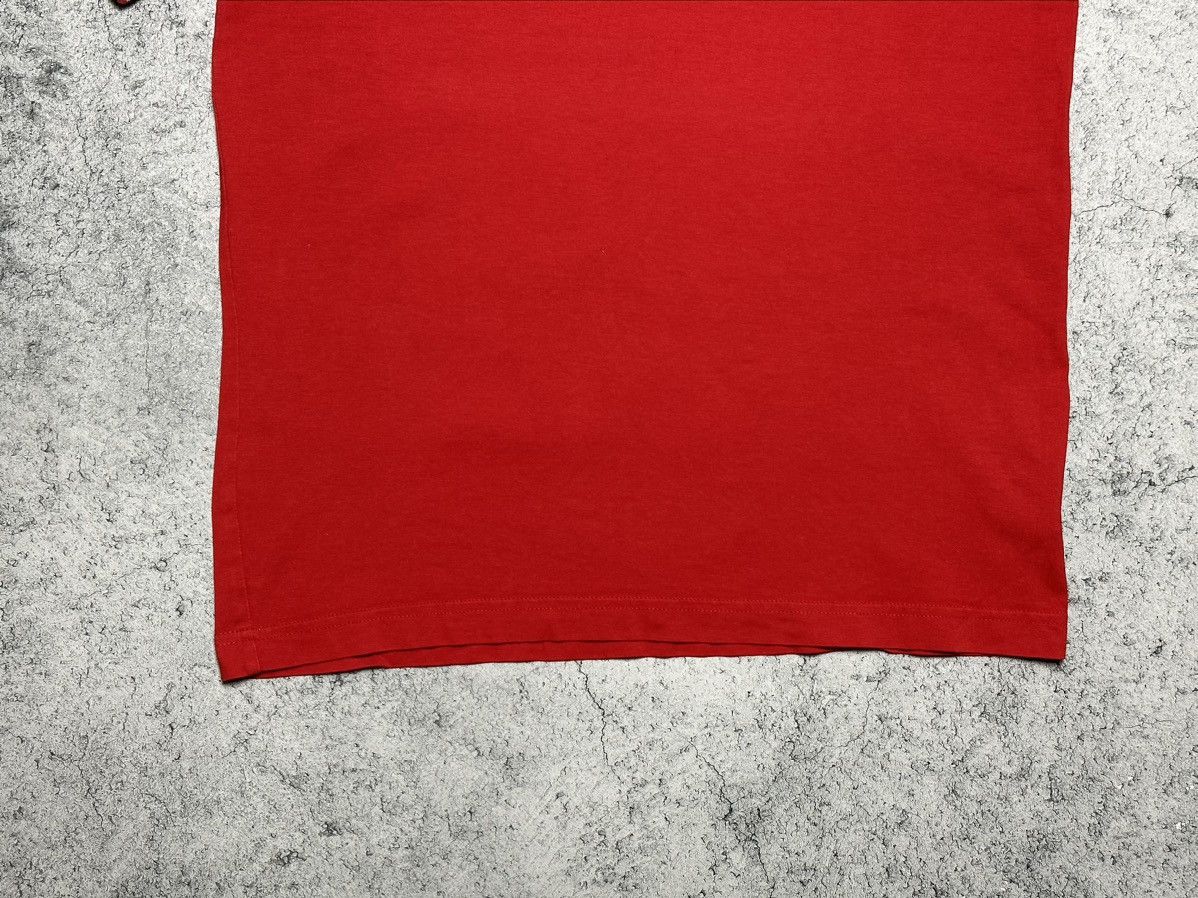 Nike × Vintage Vintage Nike Red Small Swoosh Y2K Tee Size US M / EU 48-50 / 2 - 4 Thumbnail