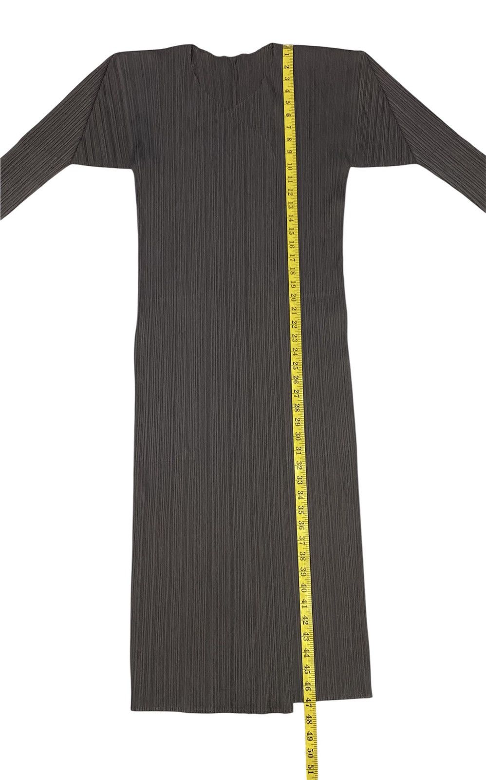 Pleats Please Issey Miyake Vintage Pleats Please Issey Miyake Buttonless Long Cardigan Size L / US 10 / IT 46 - 14 Thumbnail