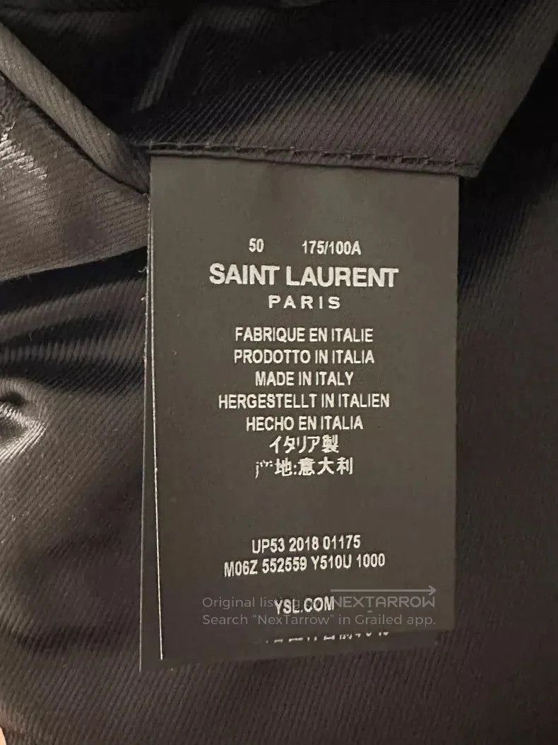 Saint Laurent Paris Saint Laurent Men's Double. Size US L / EU 52-54 / 3 - 7 Thumbnail