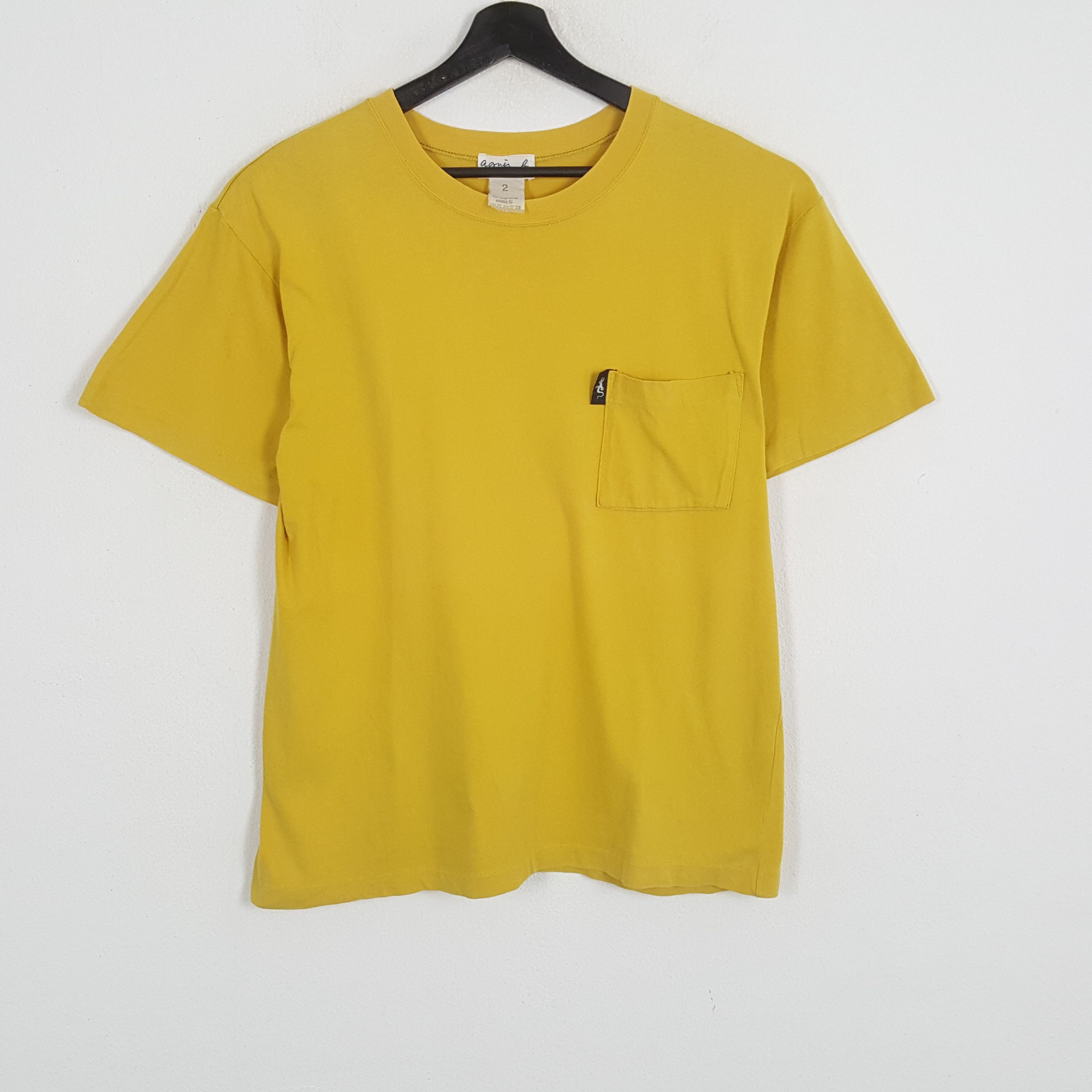 Vintage × agnes b. AGNES B Designer Brand Style Pocket Design Tshirt Size US L / EU 52-54 / 3 - 1 Thumbnail