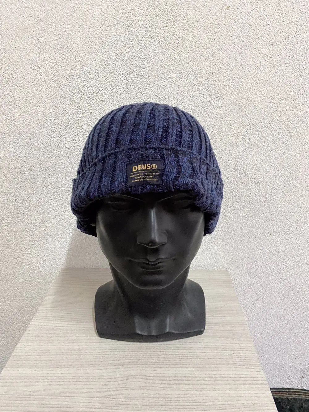 Deus Ex Machina × Vintage Deus Ex Machina Plain Beanie Hat Size ONE SIZE - 2 Thumbnail