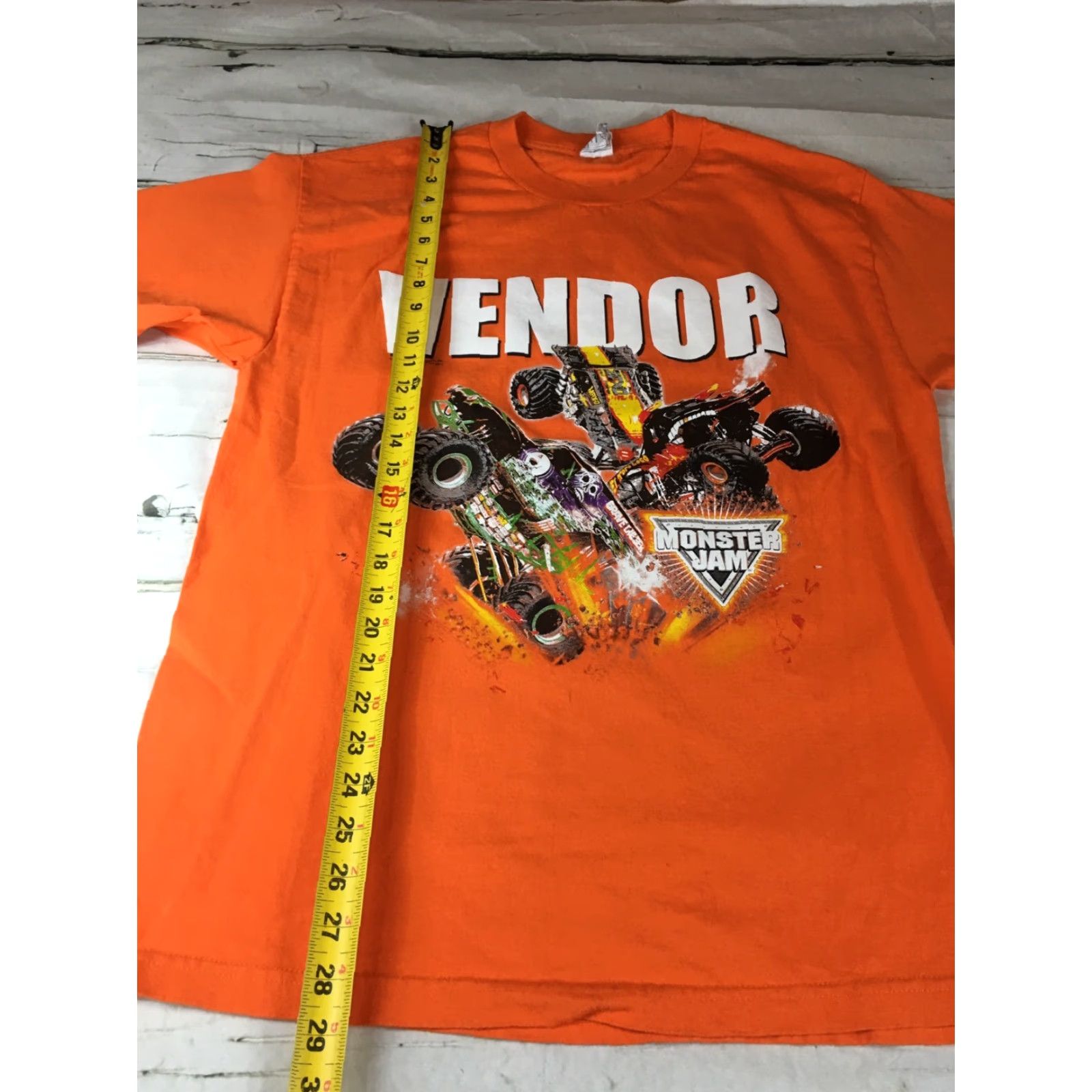 AAA VINTAGE Monster Jam Grave Digger El Torro Truck T Shirt Size M Orange Mens Size US M / EU 48-50 / 2 - 7 Thumbnail