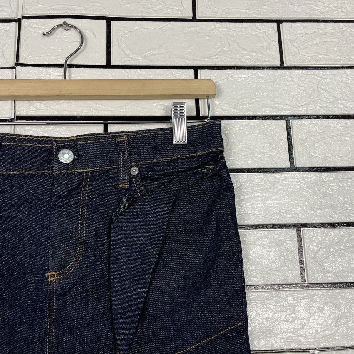 Japanese Brand Vintage Helmut Lang Denim Skirt Size 29" - 3 Thumbnail
