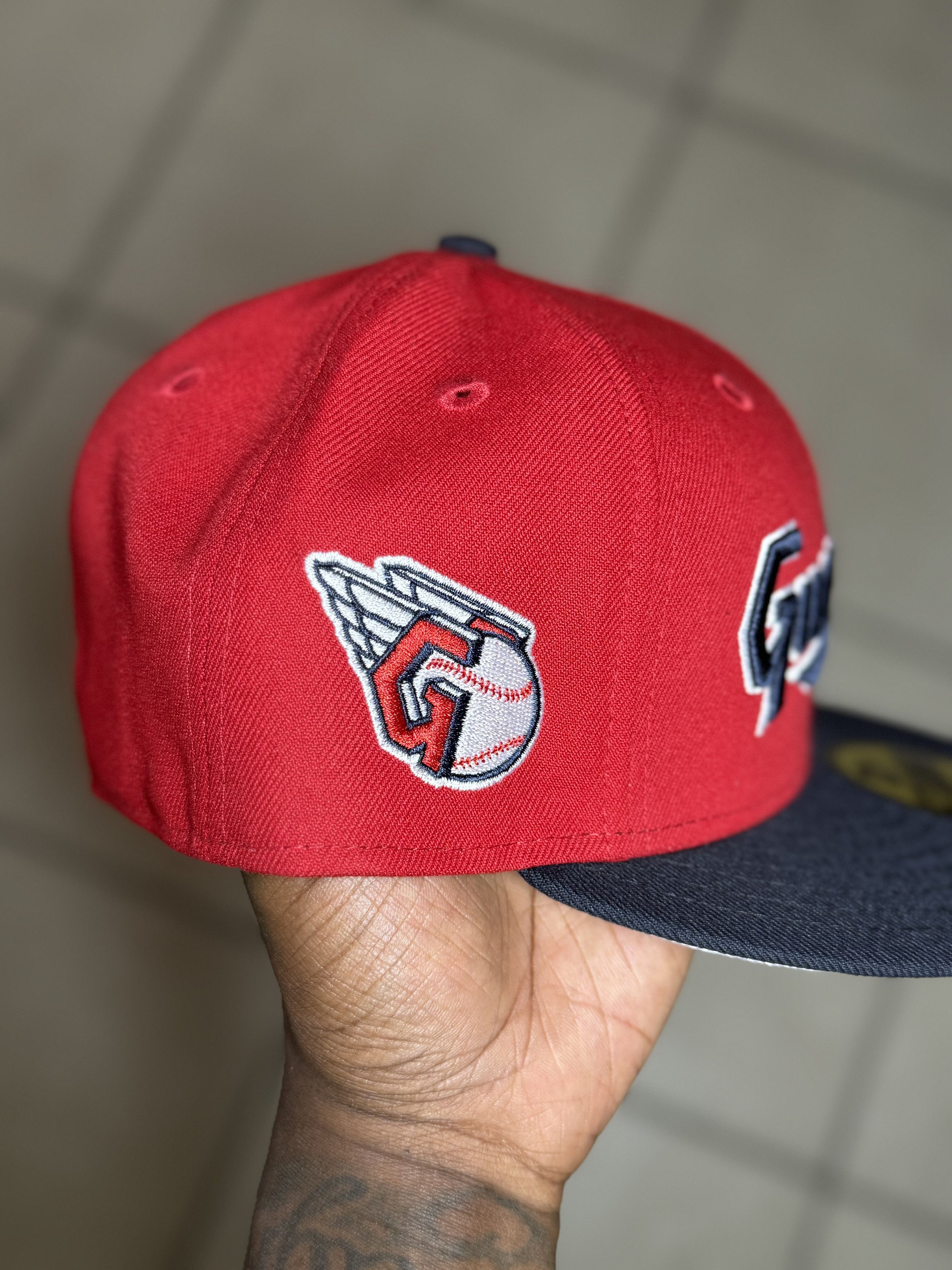 Hat Club × New Era 7 1/4 Hat Club Cleveland Guardians Jersey Script Wordmark Size ONE SIZE - 2 Thumbnail