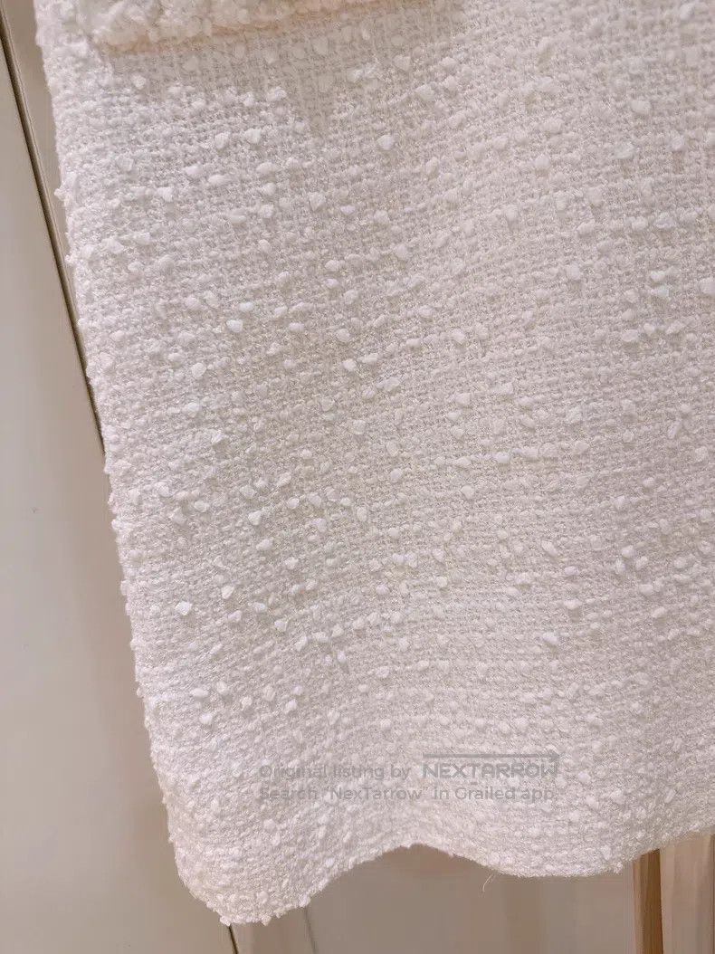 Valentino Valentino White tweed dress Size S / US 4 / IT 40 - 7 Thumbnail