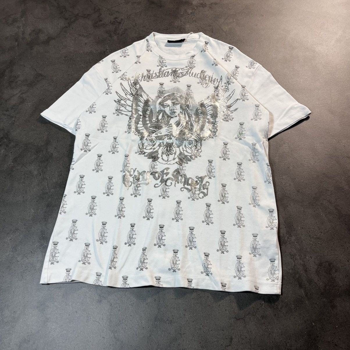 Ed Hardy Ed Hardy Y2K Vintage Saint Mary Big Logo Tee Tshirt Hype Size US M / EU 48-50 / 2 - 2 Thumbnail