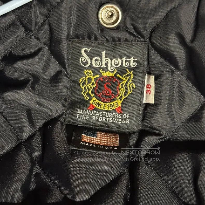Schott Schott Leather coat Size US XS / EU 42 / 0 - 2 Thumbnail