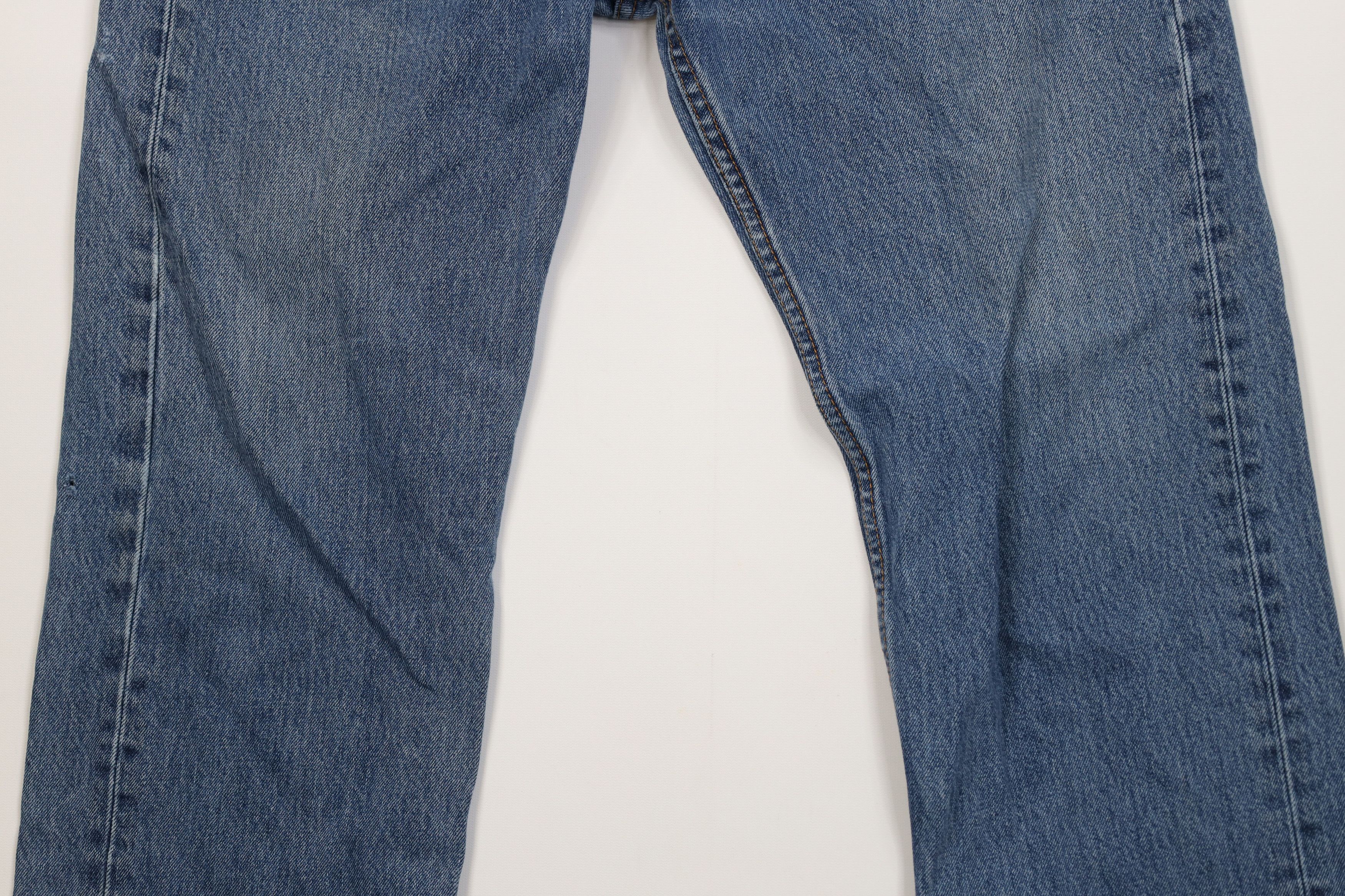 Levi's Vintage Y2K Levis 505 Fit Straight Leg Denim Jeans Blue Size US 38 / EU 54 - 3 Thumbnail