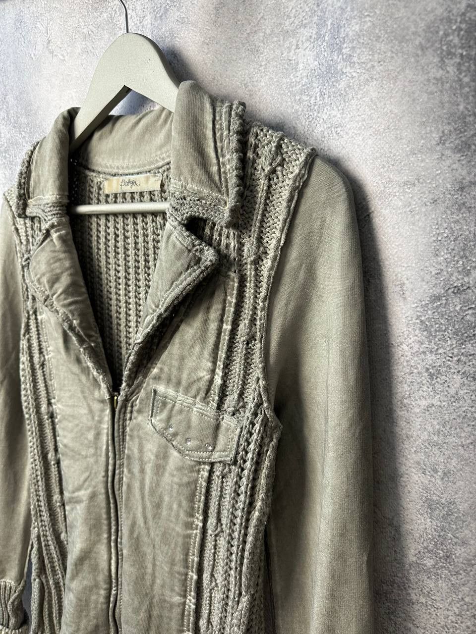 Elisa Cavaletti Bottega By Elisa Cavaletti Avant-Garde Knit Cardigan Jacket Size M / US 6-8 / IT 42-44 - 6 Thumbnail