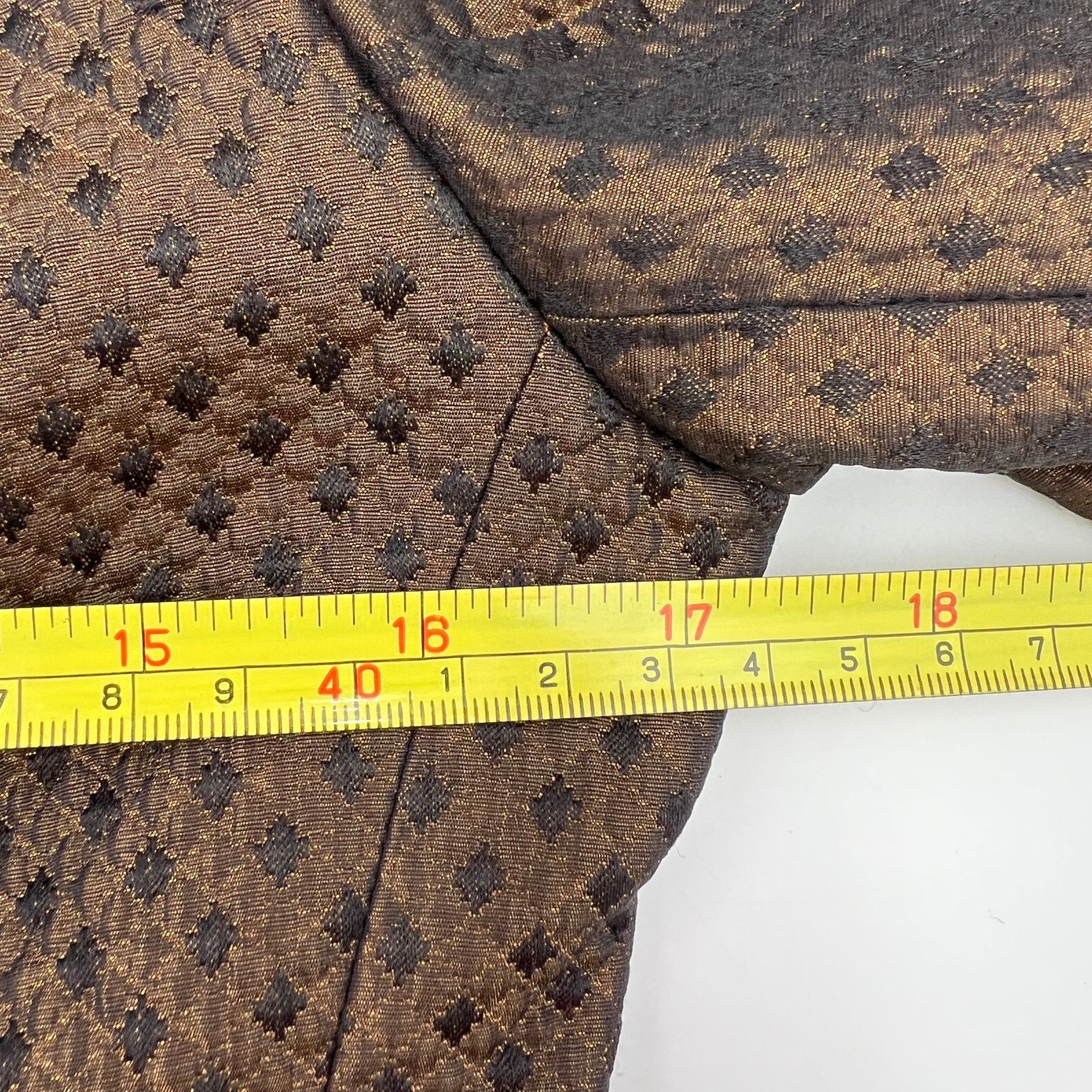 Escada Escada Silk & Wool Blazer Brown Diamond Quilt Size S / US 4 / IT 40 - 6 Thumbnail