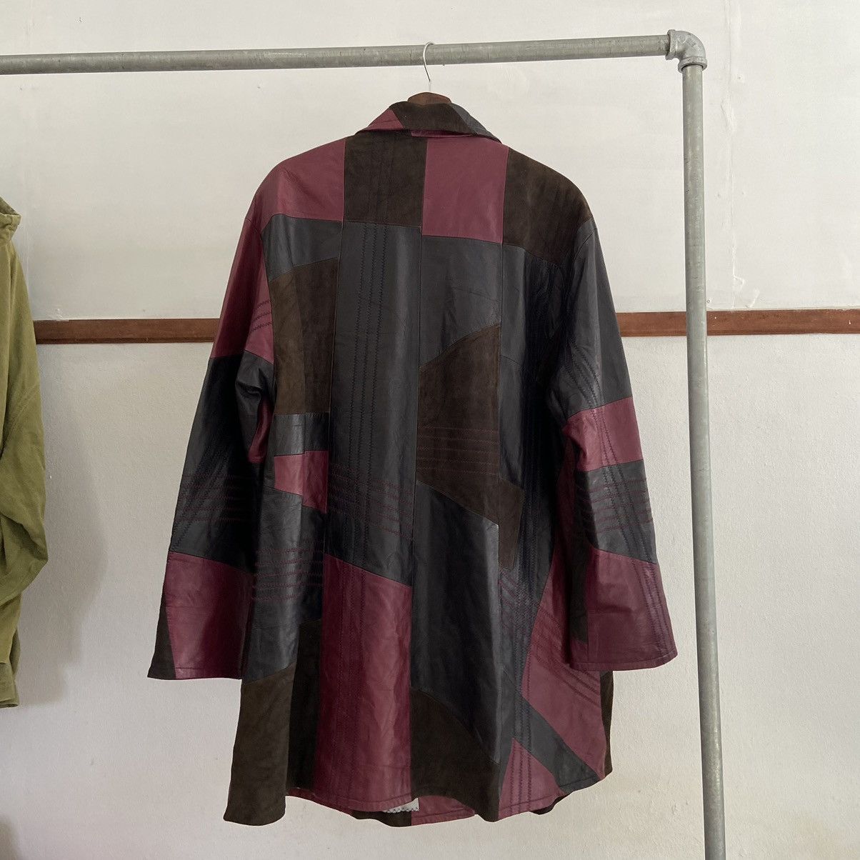 Balmain × Leather × Pierre Balmain Pierre Balmain Leather Coat Size L / US 10 / IT 46 - 10 Thumbnail