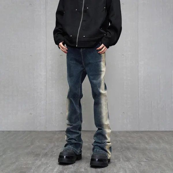 VIBE Opium Stack Flared Denim Jeans Size US 32 / EU 48 - 2 Thumbnail