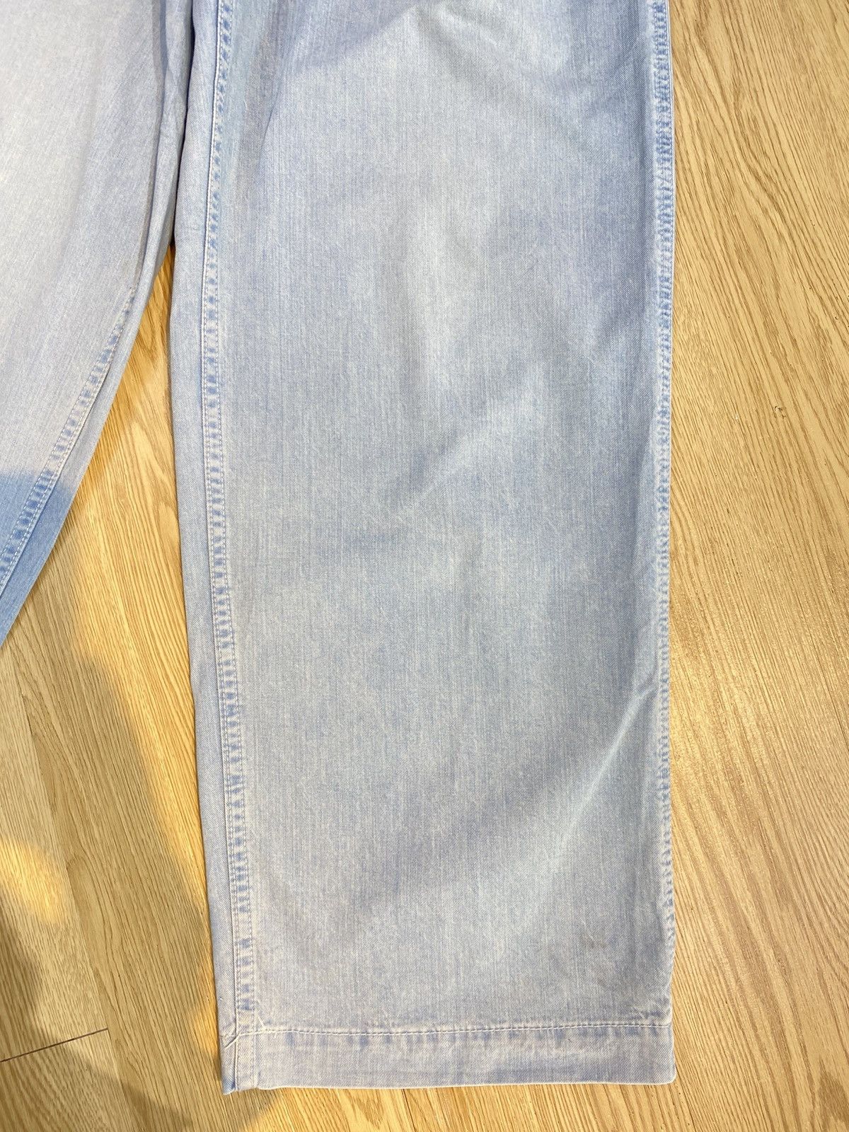 Japanese Brand Japanese Brand Baggy Blue Wash Light Jeans Size US 26 / EU 42 - 8 Thumbnail