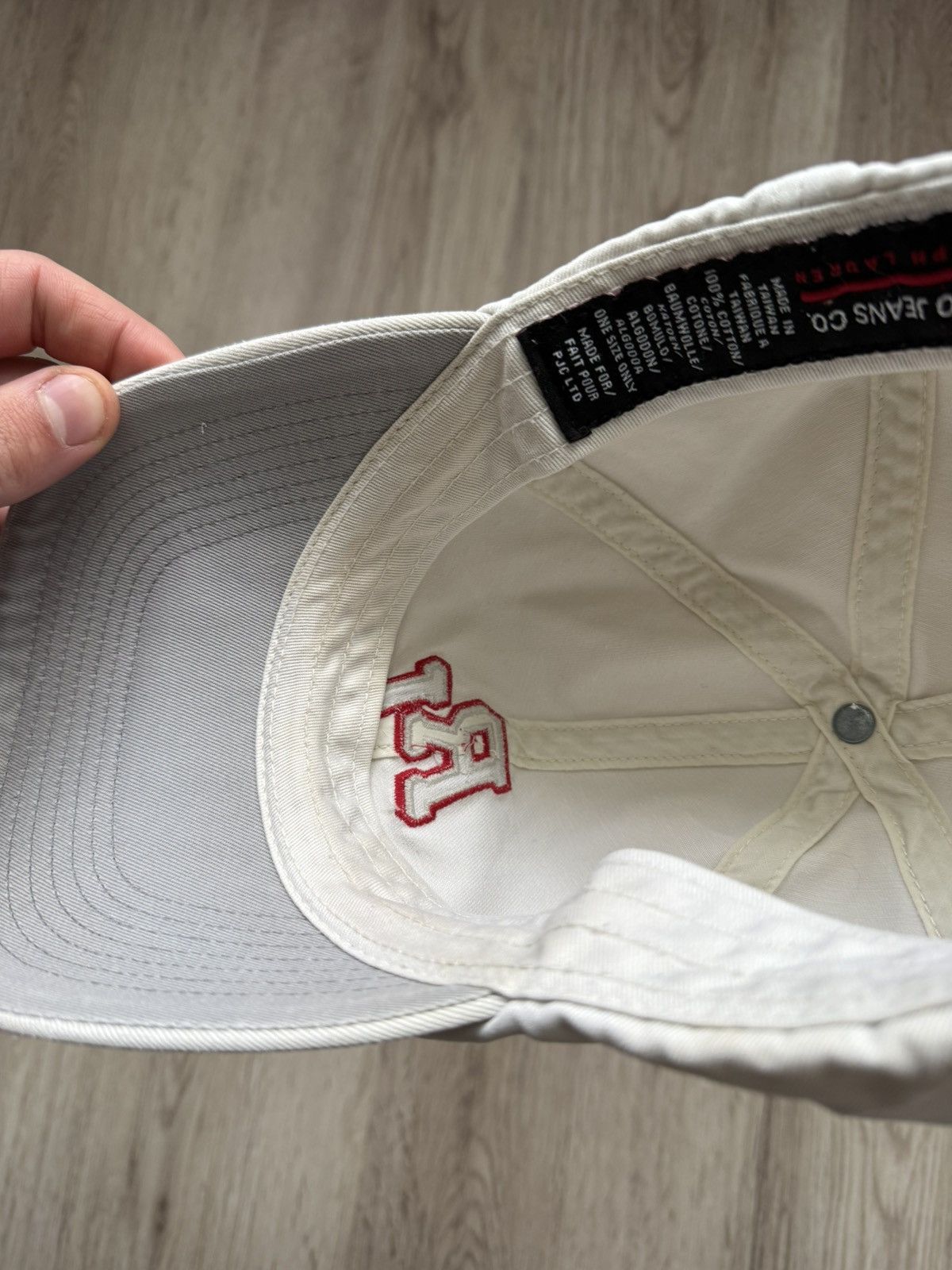 Polo Ralph Lauren Polo Jeans RL Logo Distressed Cap Vintage Ralph Lauren Hat Size ONE SIZE - 13 Thumbnail