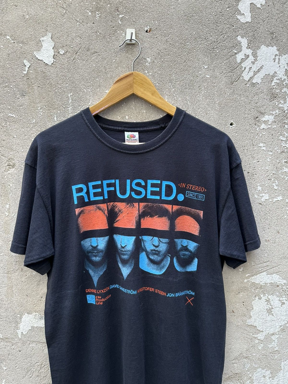 Band Tees Swedish Hardcore Punk Refused Band Tees Size US L / EU 52-54 / 3 - 3 Thumbnail
