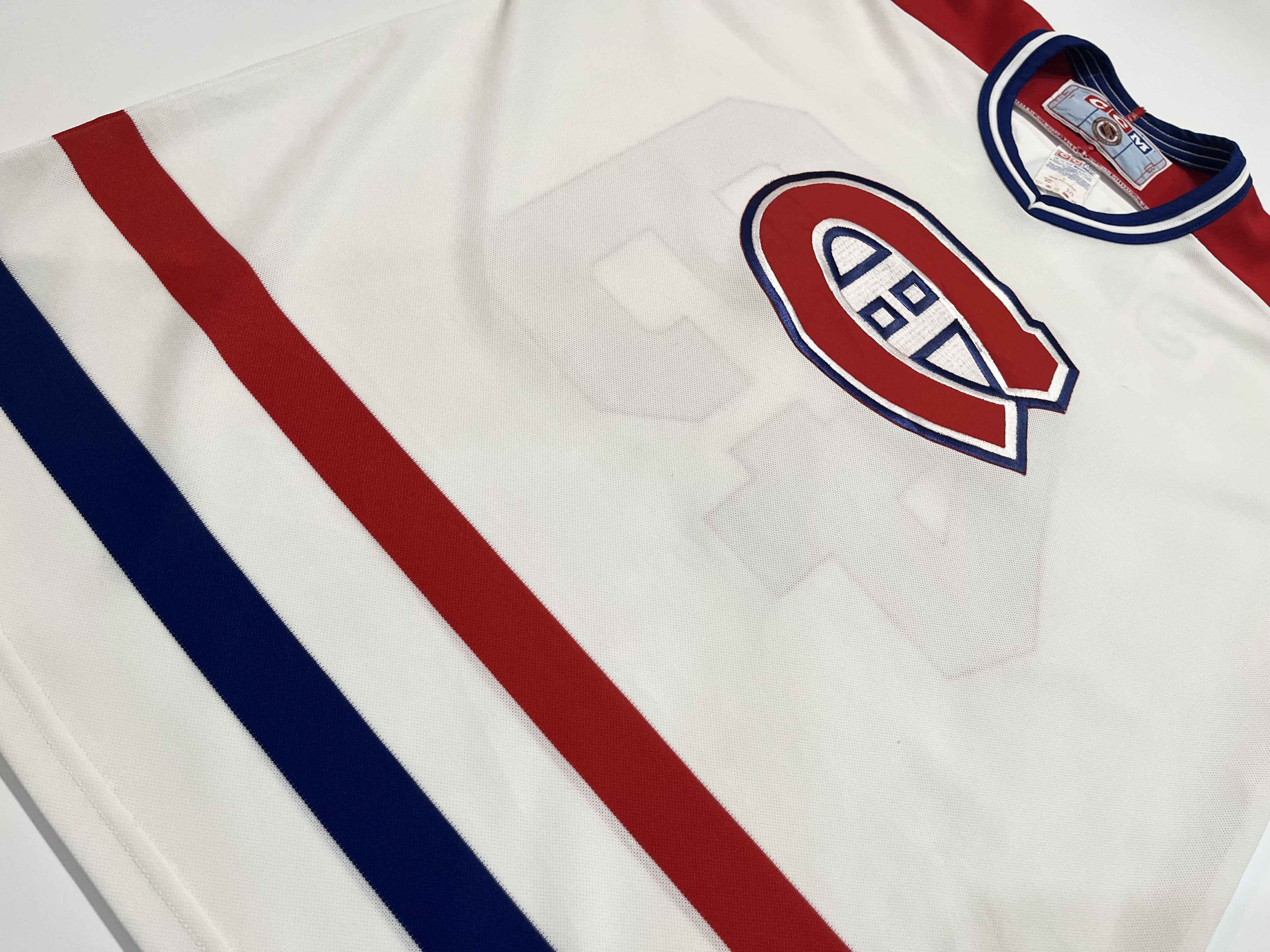 Ccm Vintage CCM Montreal Canadiens SAVAGE #49 NHL Hockey Jersey Size US L / EU 52-54 / 3 - 7 Thumbnail