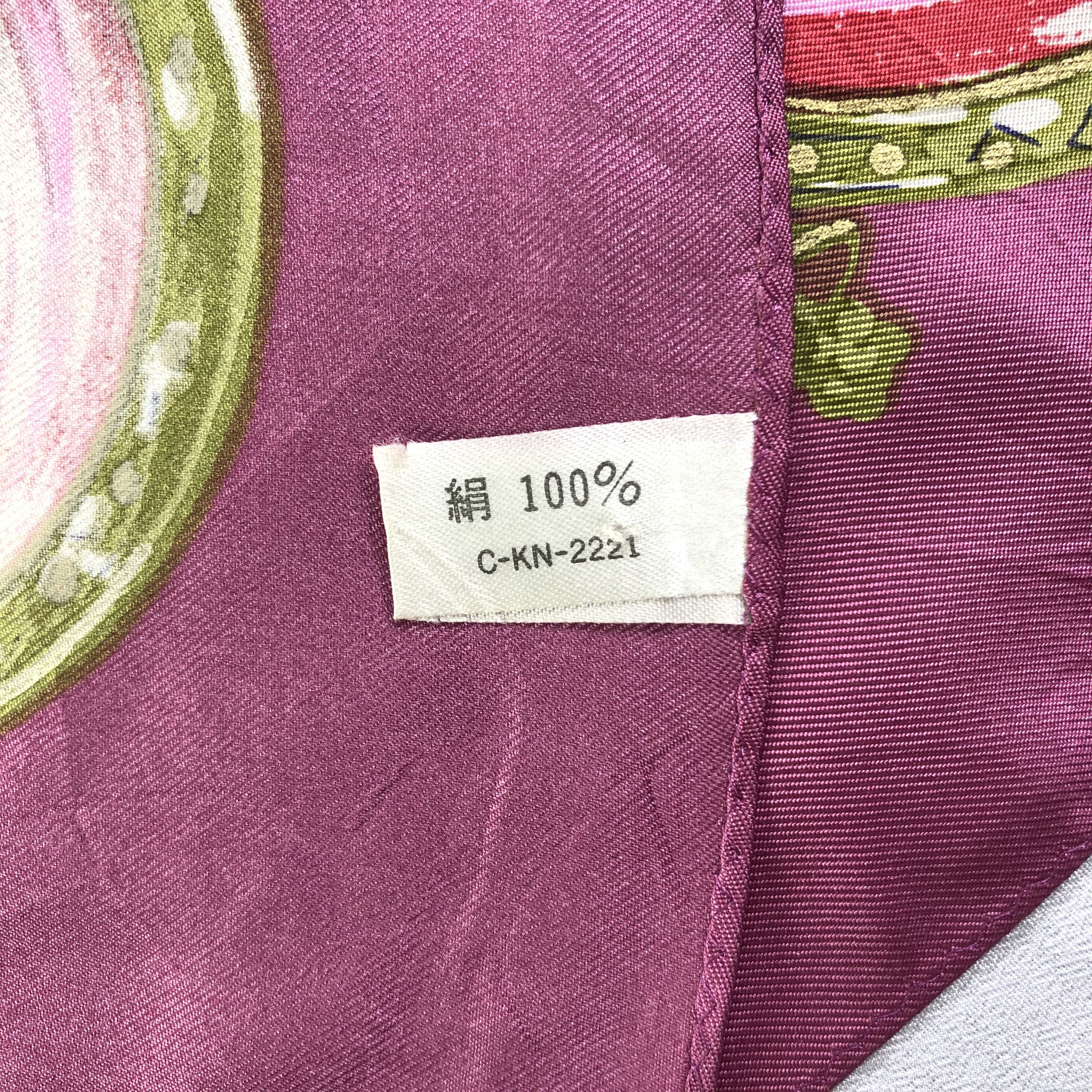 Vintage Vintage Silk Scarf Size ONE SIZE - 5 Thumbnail