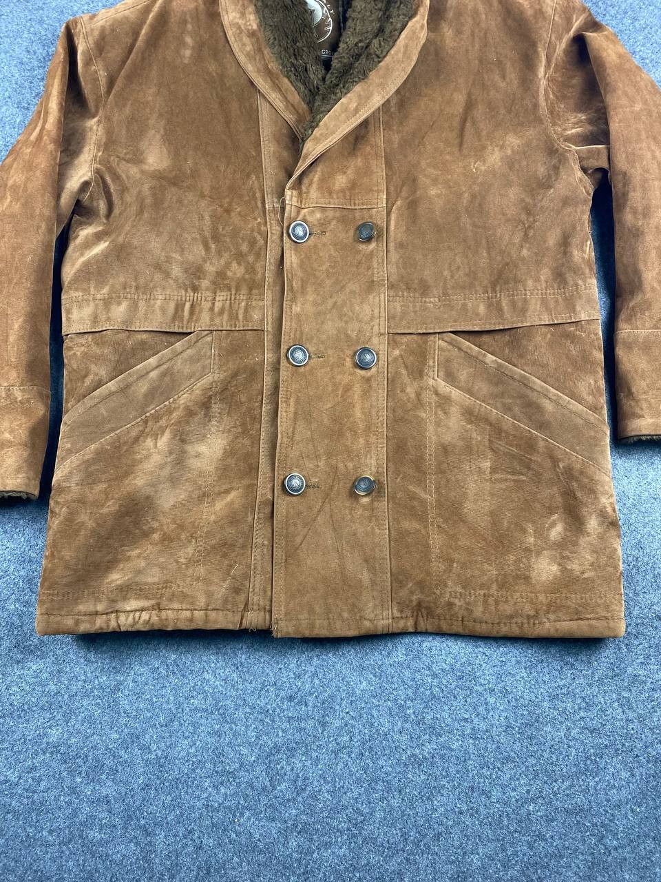 Leather alta moda leather jacket sherpa lining made in italy Size US XL / EU 56 / 4 - 3 Thumbnail