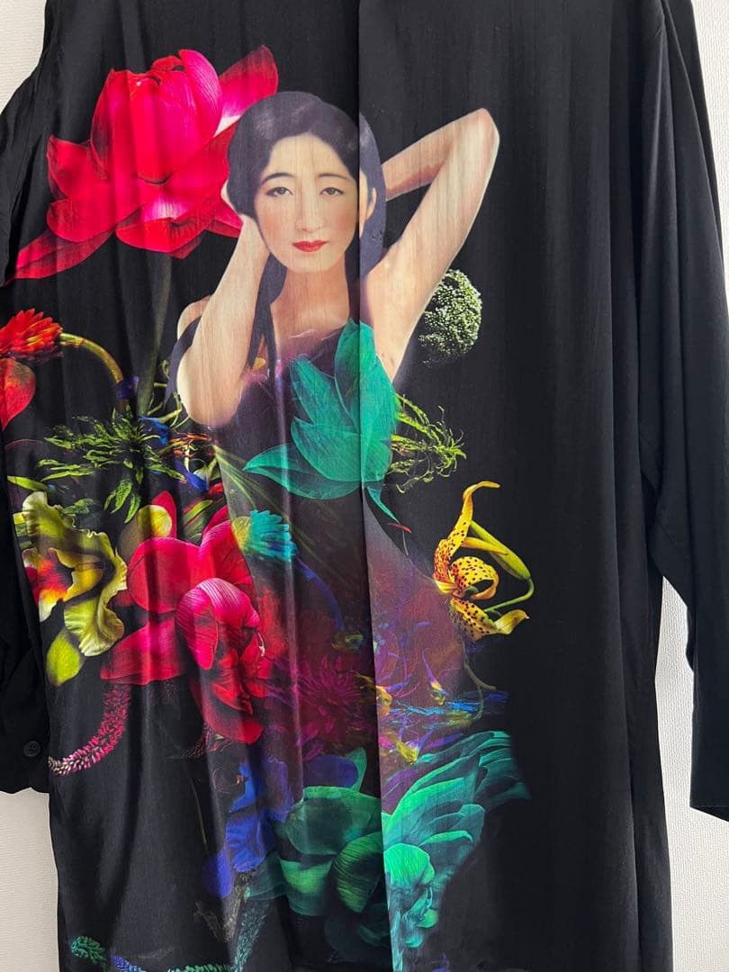 Yohji Yamamoto SS19 Print Shirt Oversized Long Shirt Size US M / EU 48-50 / 2 - 3 Thumbnail