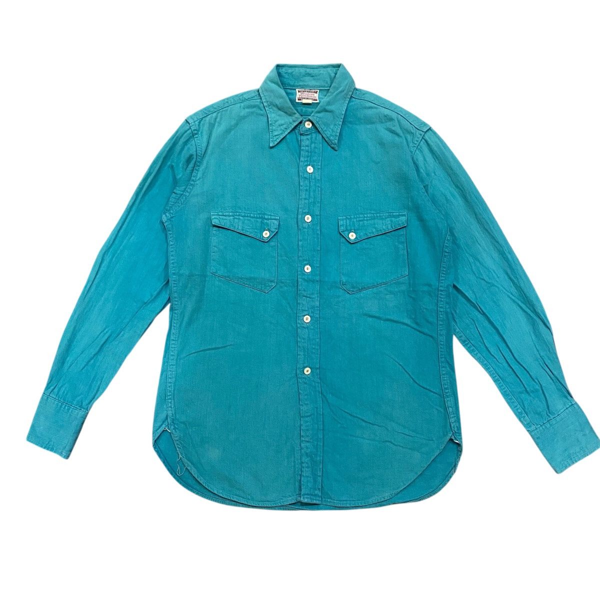 The Real McCoy's ‼️LAST DROP‼️Vintage Joe McCoy Western Pocket Selvedge Shirt Size US M / EU 48-50 / 2 - 1 Thumbnail