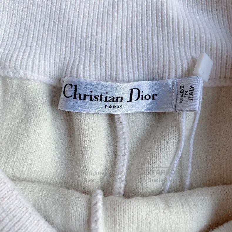 Dior Dior Khaki-coloured cashmere shorts Size 42" / US 20 - 3 Thumbnail