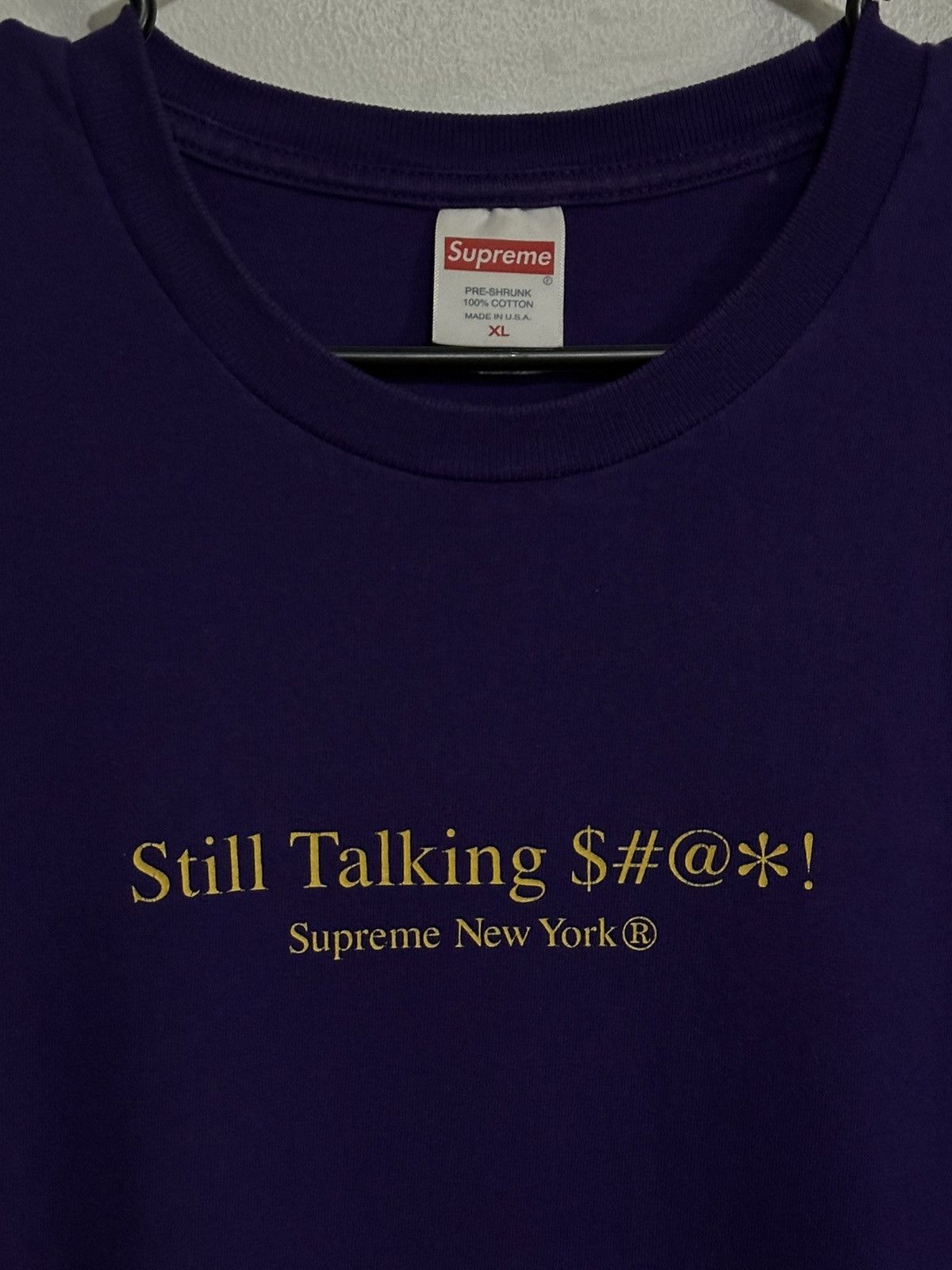 Supreme Supreme Still Talking Tee Size US XL / EU 56 / 4 - 2 Thumbnail