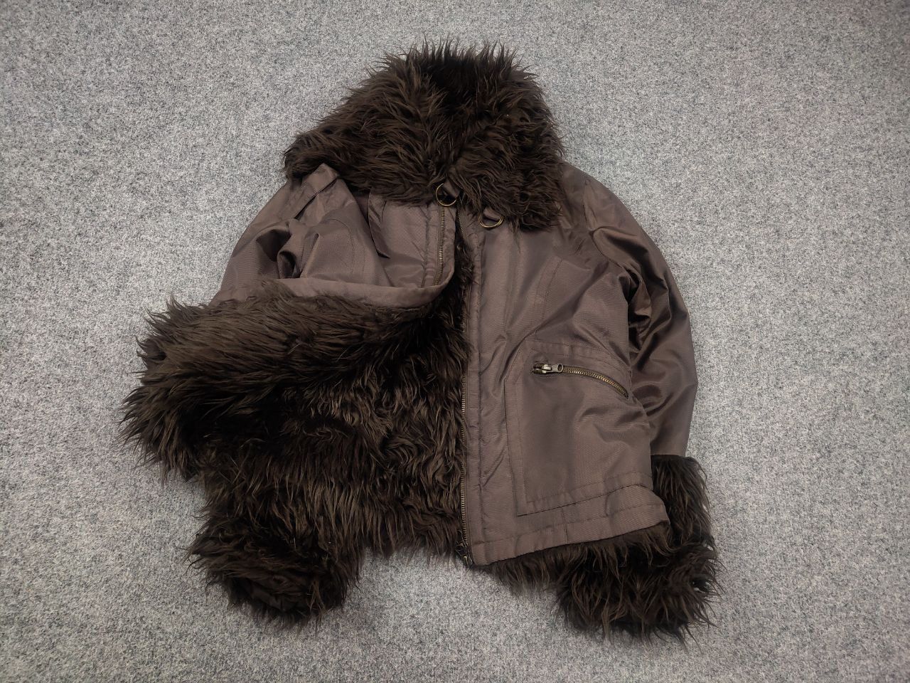If Six Was Nine Vintage Opium Japan Fur LGB If Six Was Nine Style Jacket Y2K Size M / US 6-8 / IT 42-44 - 2 Thumbnail