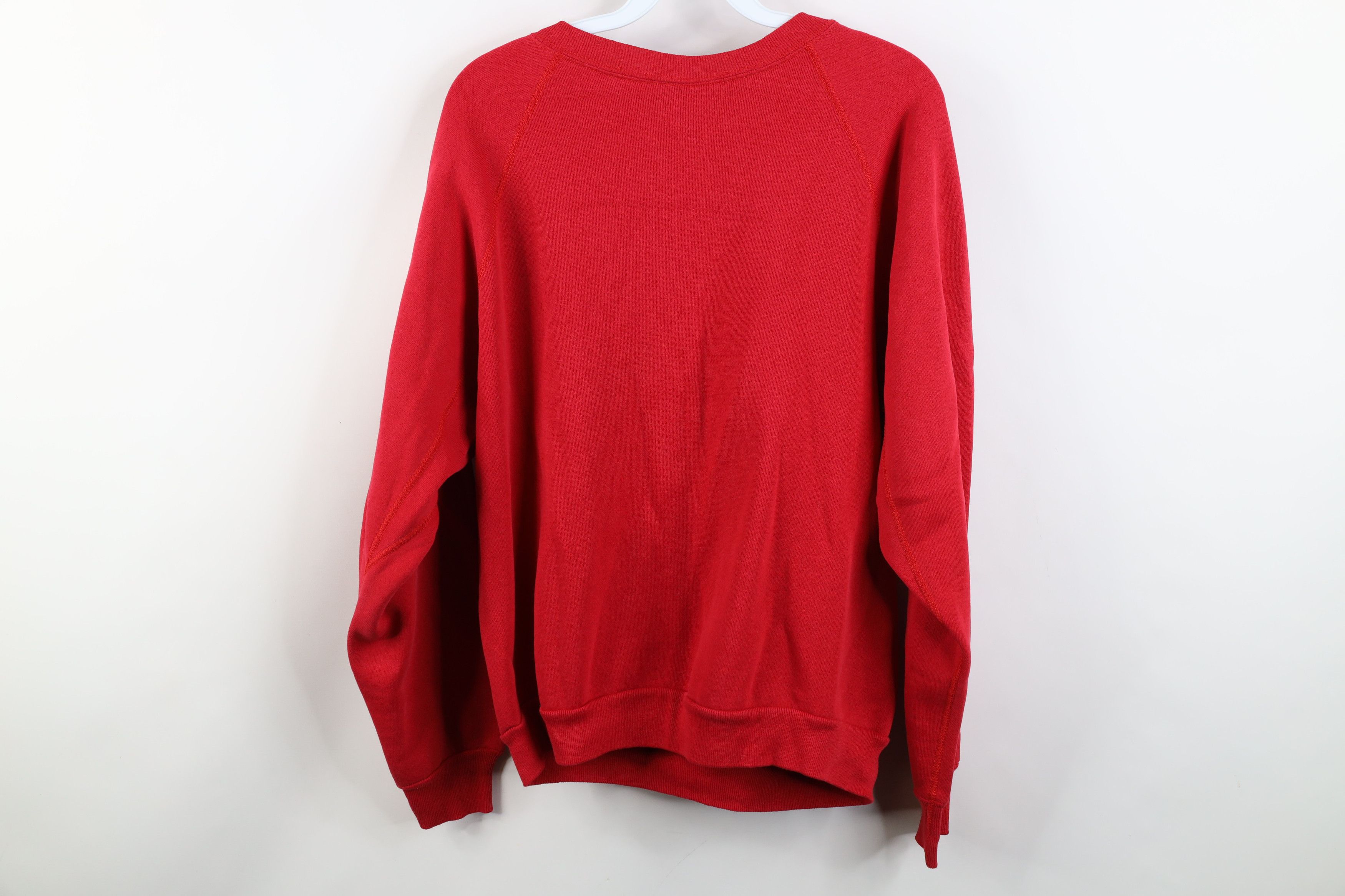 Vintage Vintage 70s Streetwear Gusset Crewneck Sweatshirt Red USA Size US S / EU 44-46 / 1 - 9 Thumbnail