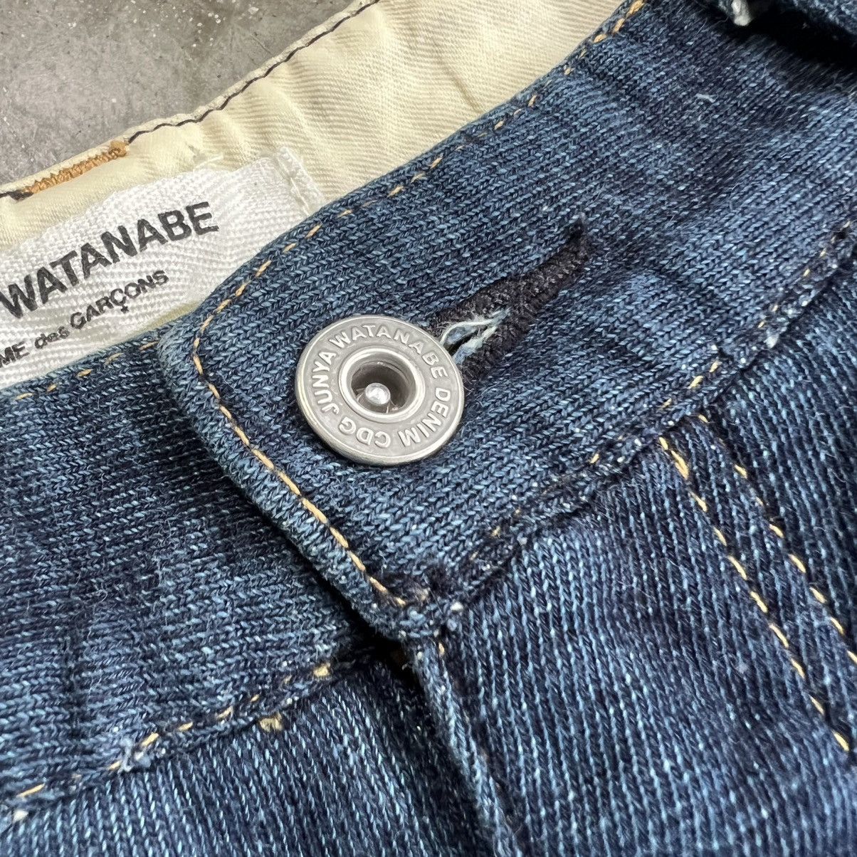 Junya Watanabe Vintage Comme des Garcons Crotch Denim Pants Size US 27 - 7 Thumbnail