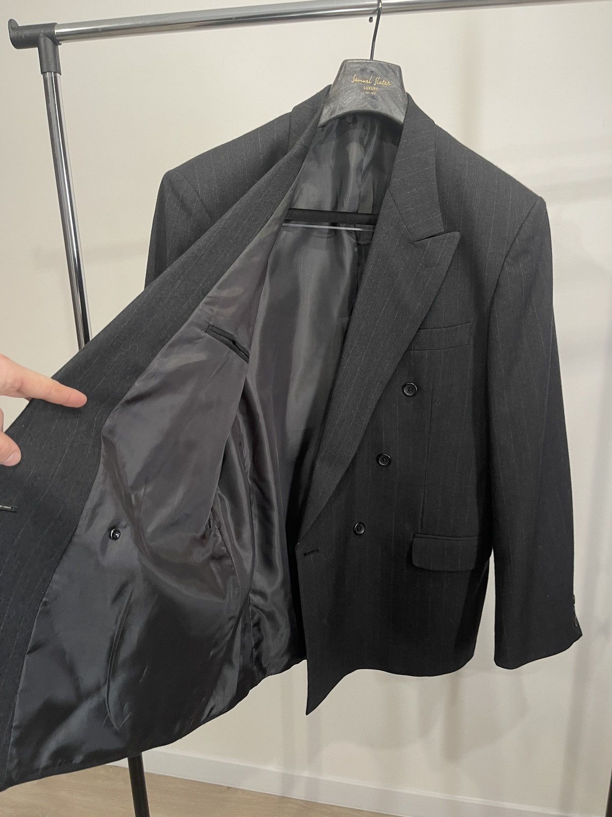 C&A 🔥Vintage double-breasted blazer c&a classic jacket coat Size 42R - 4 Thumbnail