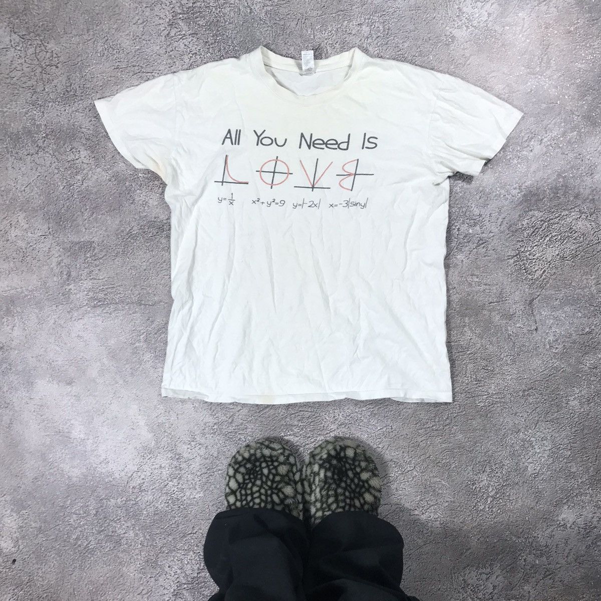 Vintage Vintage Y2K Graphic Tee Love Humor Indie Grunge Small Baggy Size US S / EU 44-46 / 1 - 1 Thumbnail