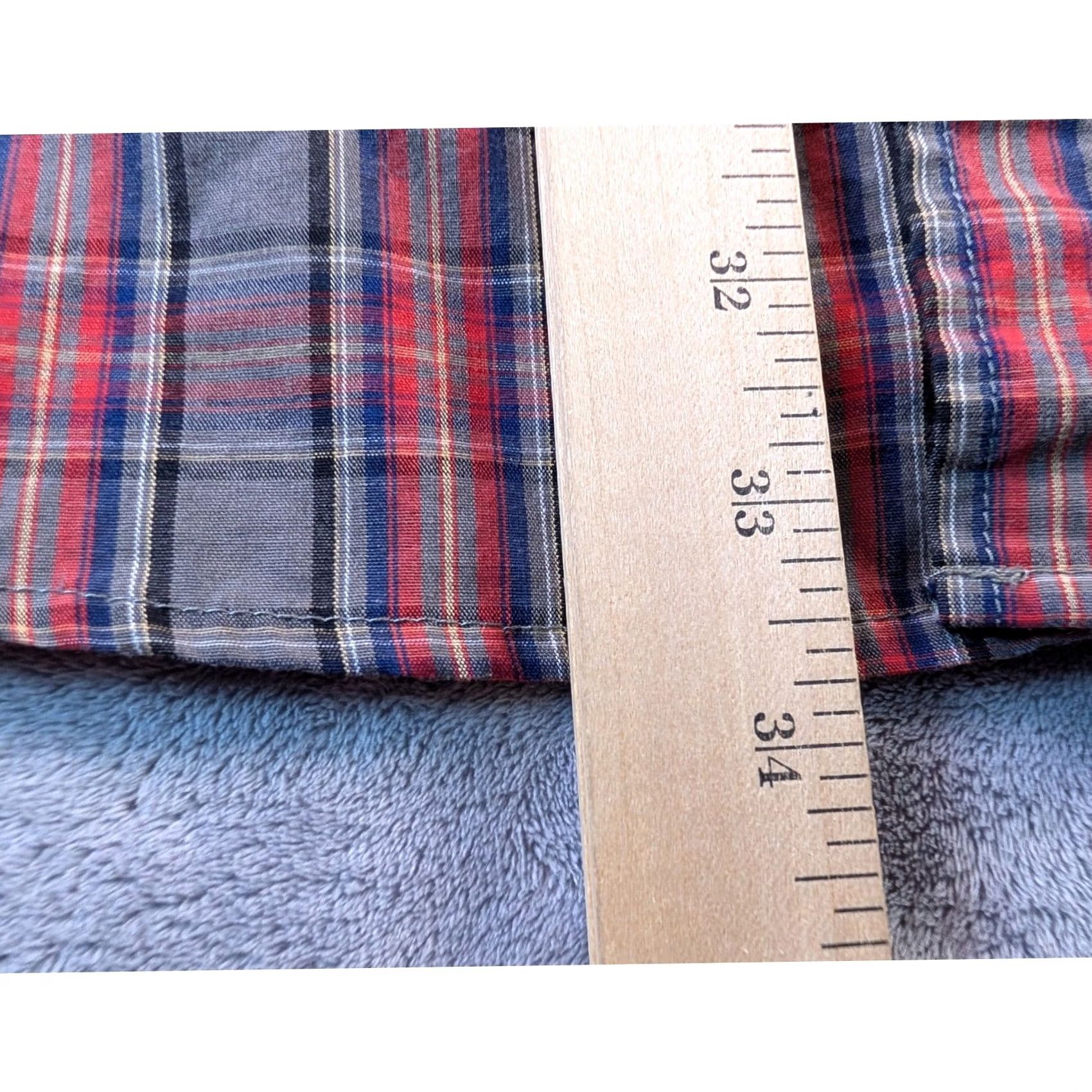 Rocawear Rocawear Classic Button-Up Shirt Multicolor Plaid 4XBig & Tall Mens Long Sleeve Collared Elbow Patches Pockets Hip Hop Casual Shirt Size US XXL / EU 58 / 5 - 6 Thumbnail