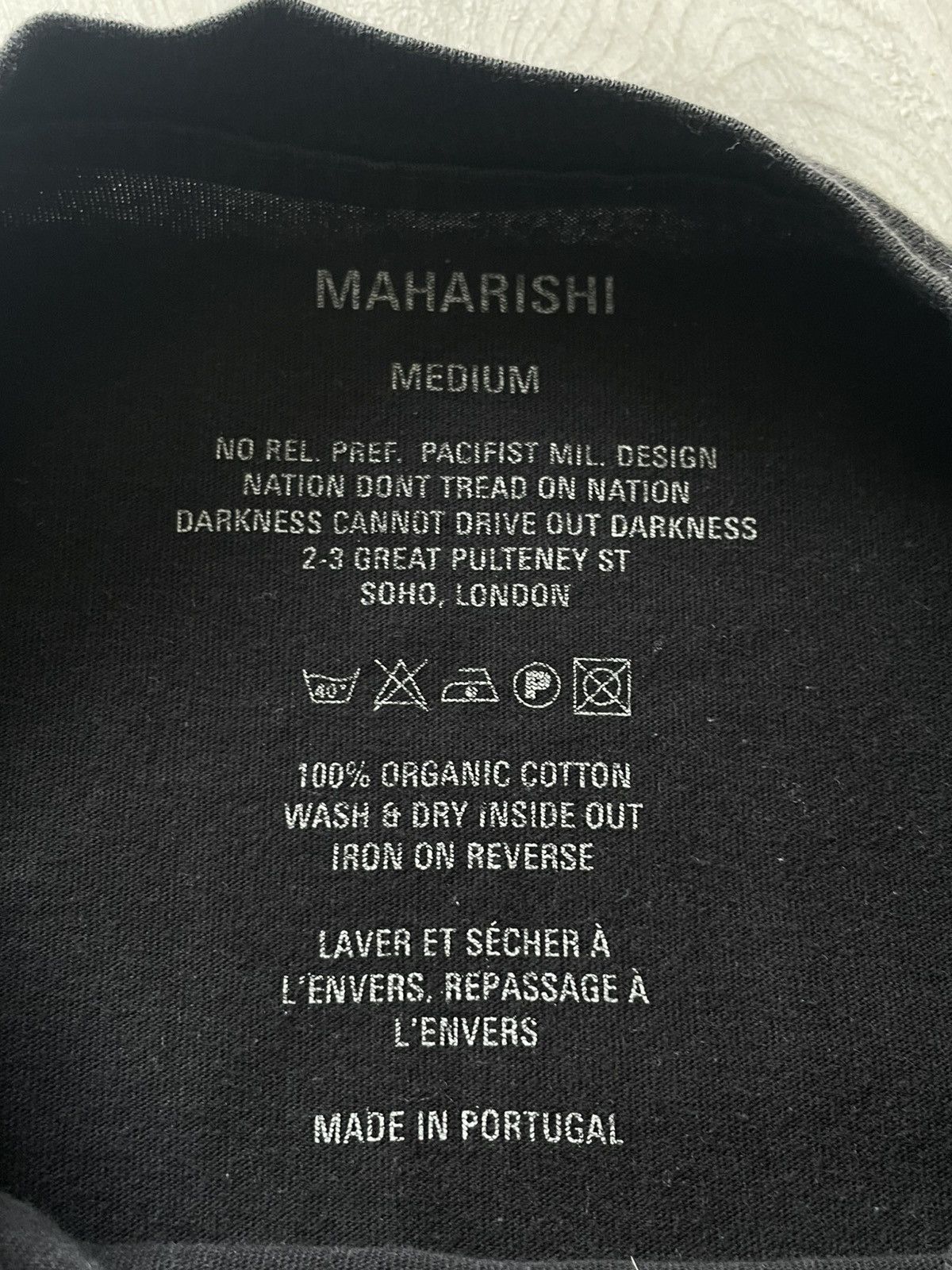 Maharishi Maharishi World Globe Logo T-Shirt Black Japan Y2K RARE Size US M / EU 48-50 / 2 - 5 Thumbnail