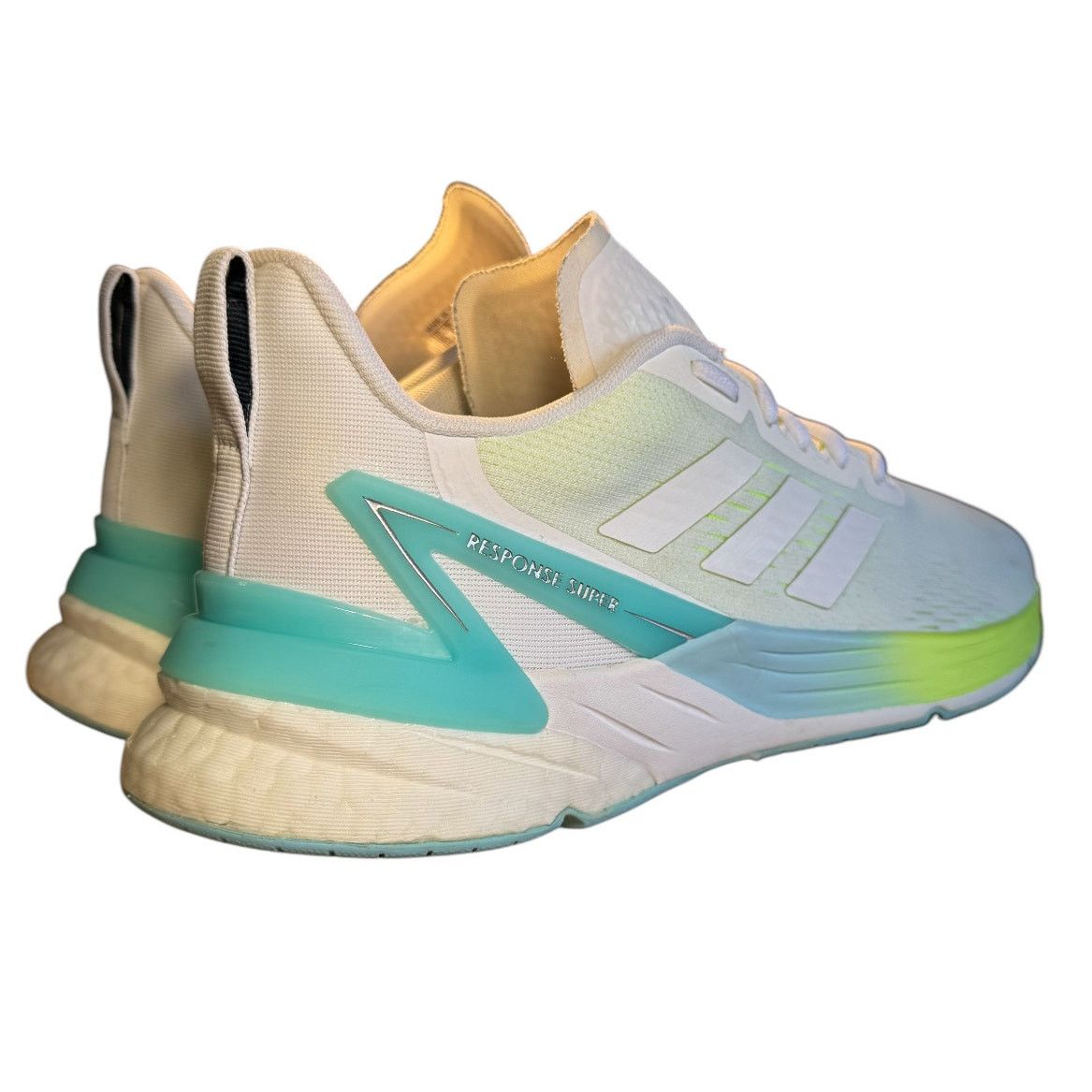 Adidas NIB Women's Adidas Response Super White Yellow Size 9.5 Size US 9.5 / IT 39.5 - 3 Thumbnail