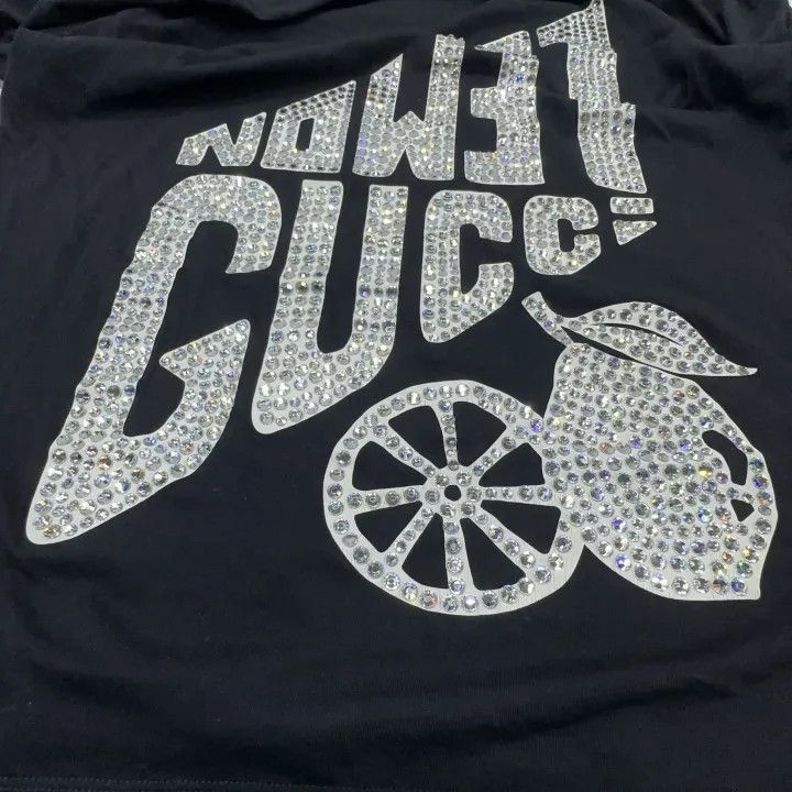 Gucci Gucci Lemon Print Black T-Shirt for Women-2507 Size XS / US 0-2 / IT 36-38 - 5 Thumbnail
