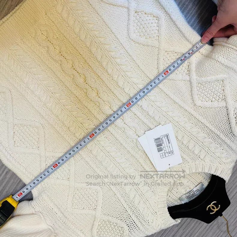 Valentino Valentino White sweater Size M / US 6-8 / IT 42-44 - 4 Thumbnail