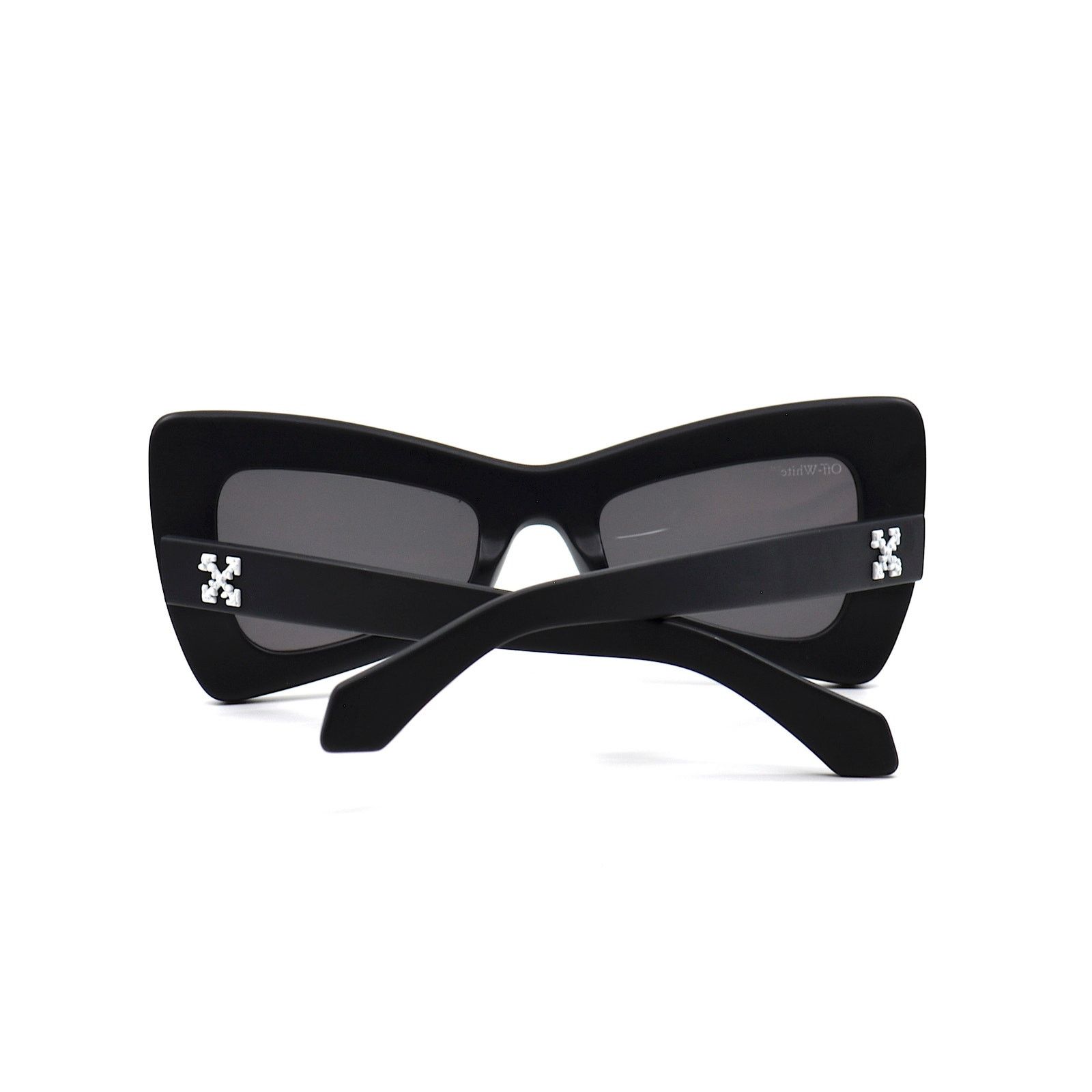 Off-White NEW! OFF-WHITE NASHVILLE OER1070 BLACK/WHITE GREY SUNGLASSES Size ONE SIZE - 8 Thumbnail