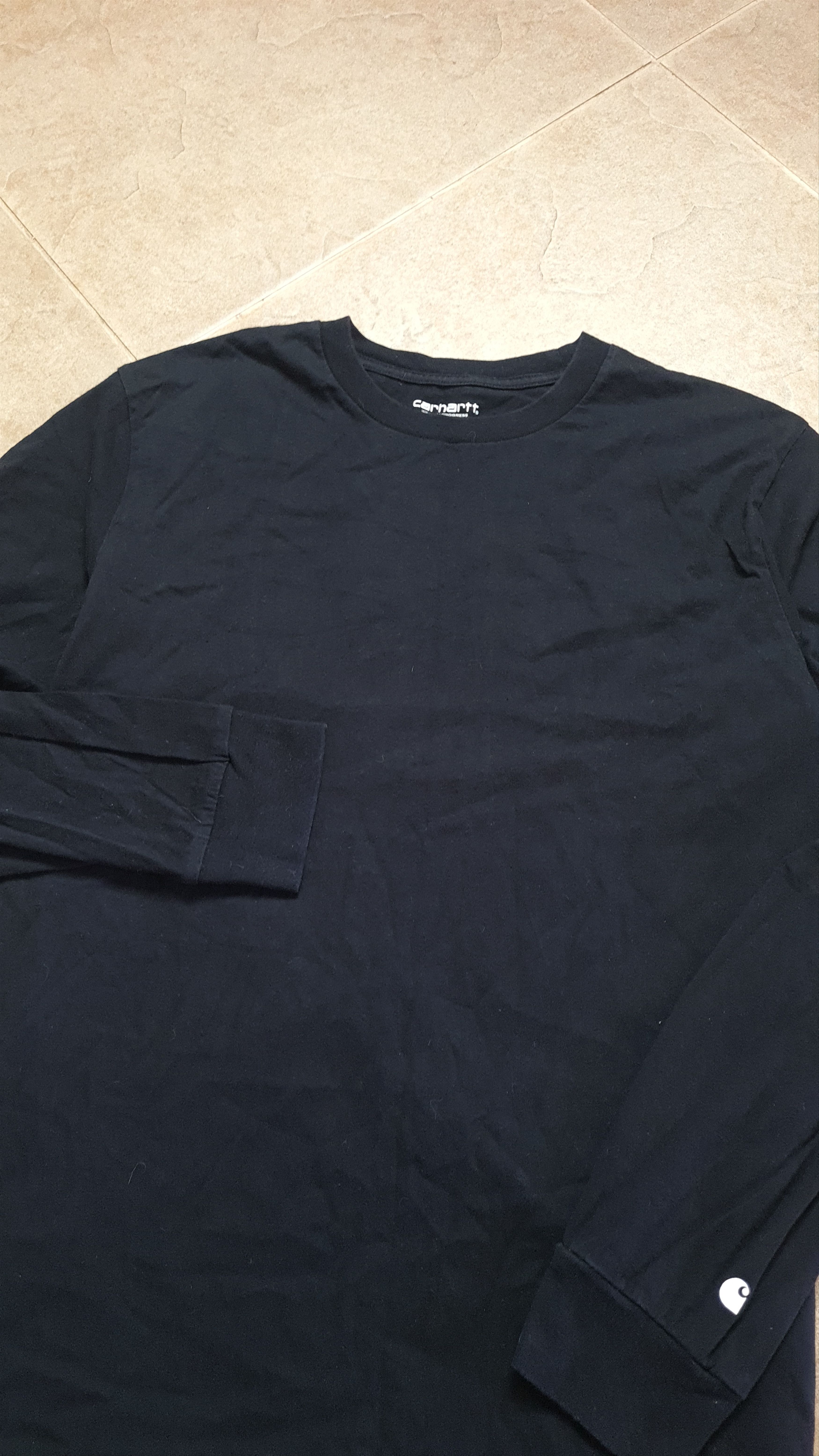 Carhartt Mens sweatshirt Carhartt Long Sleeve T-shirt Black Size M Size US M / EU 48-50 / 2 - 13 Thumbnail