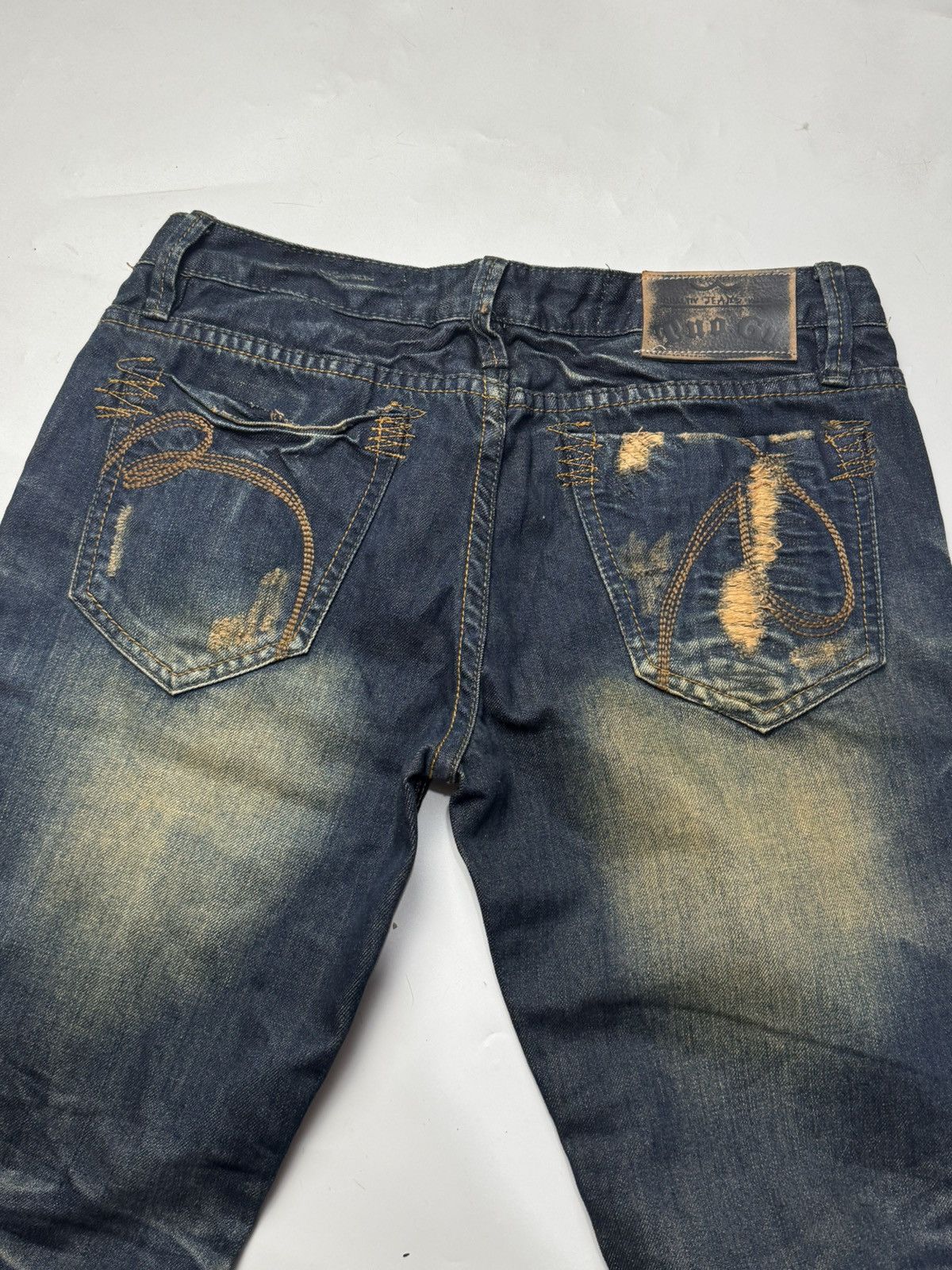 If Six Was Nine Japanese TuoGu Denim Distressed Styled Size US 29 - 4 Thumbnail