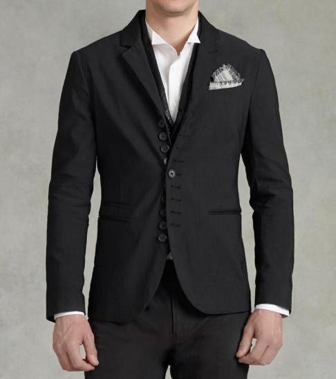 John Varvatos Woodward Multibutton Jacket EU 50 USA40 Size US M / EU 48-50 / 2 - 2 Thumbnail