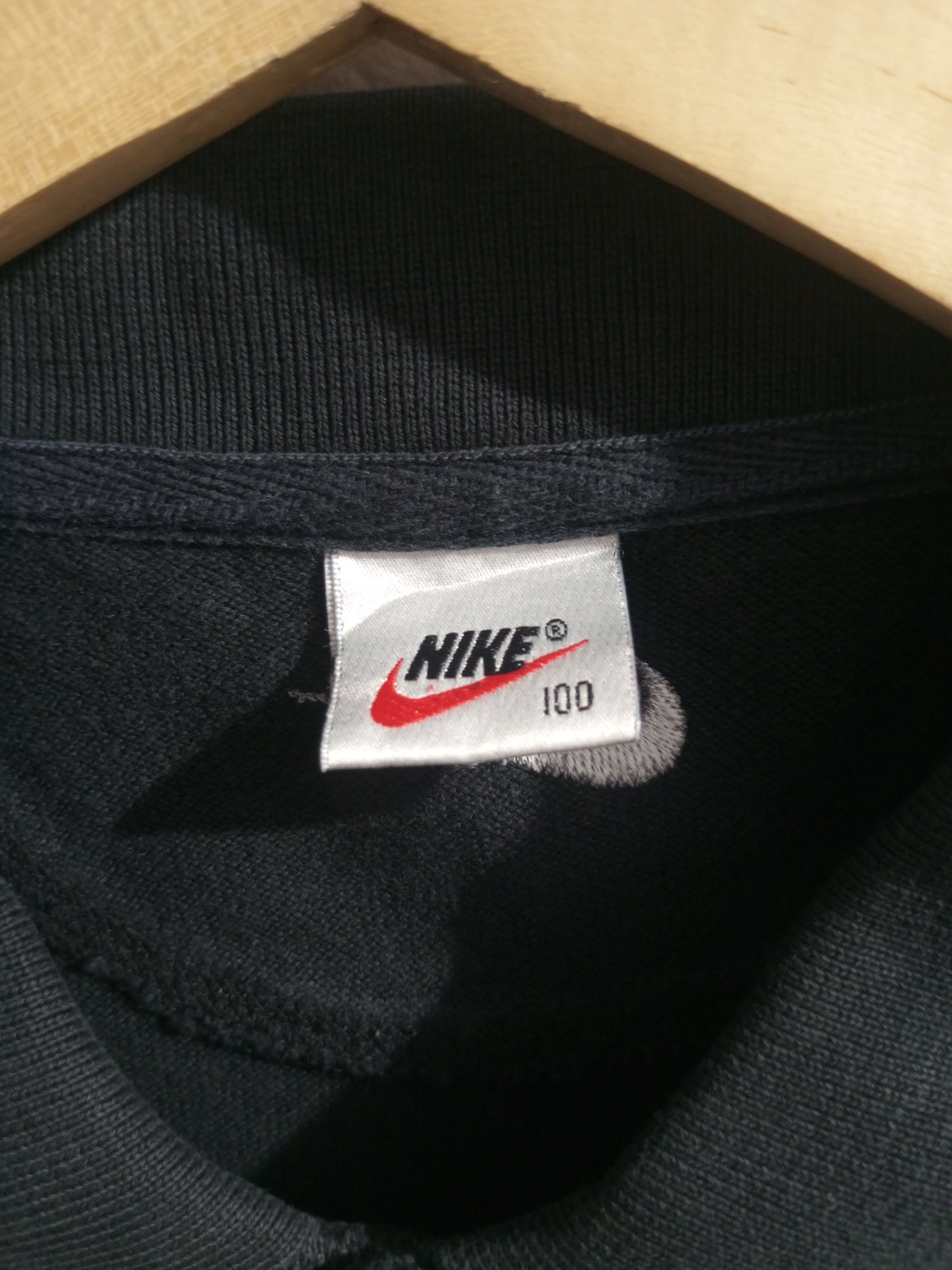 Nike × Vintage Vintage Nike jumpman sunfadded long sleeve polos Size US L / EU 52-54 / 3 - 10 Thumbnail